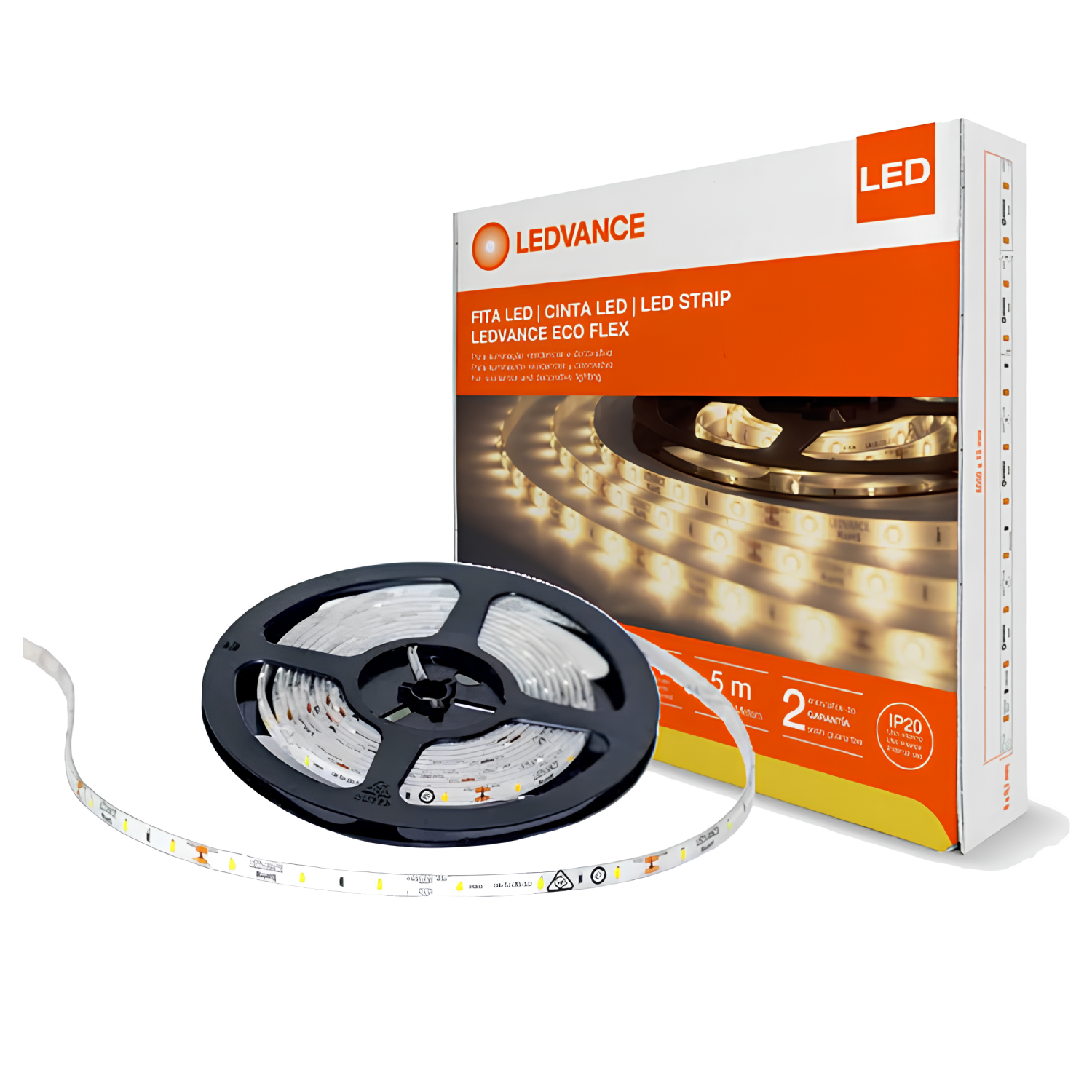Fita Led Ecoflex 5M 4,8W 12V Ip20 Ledvance