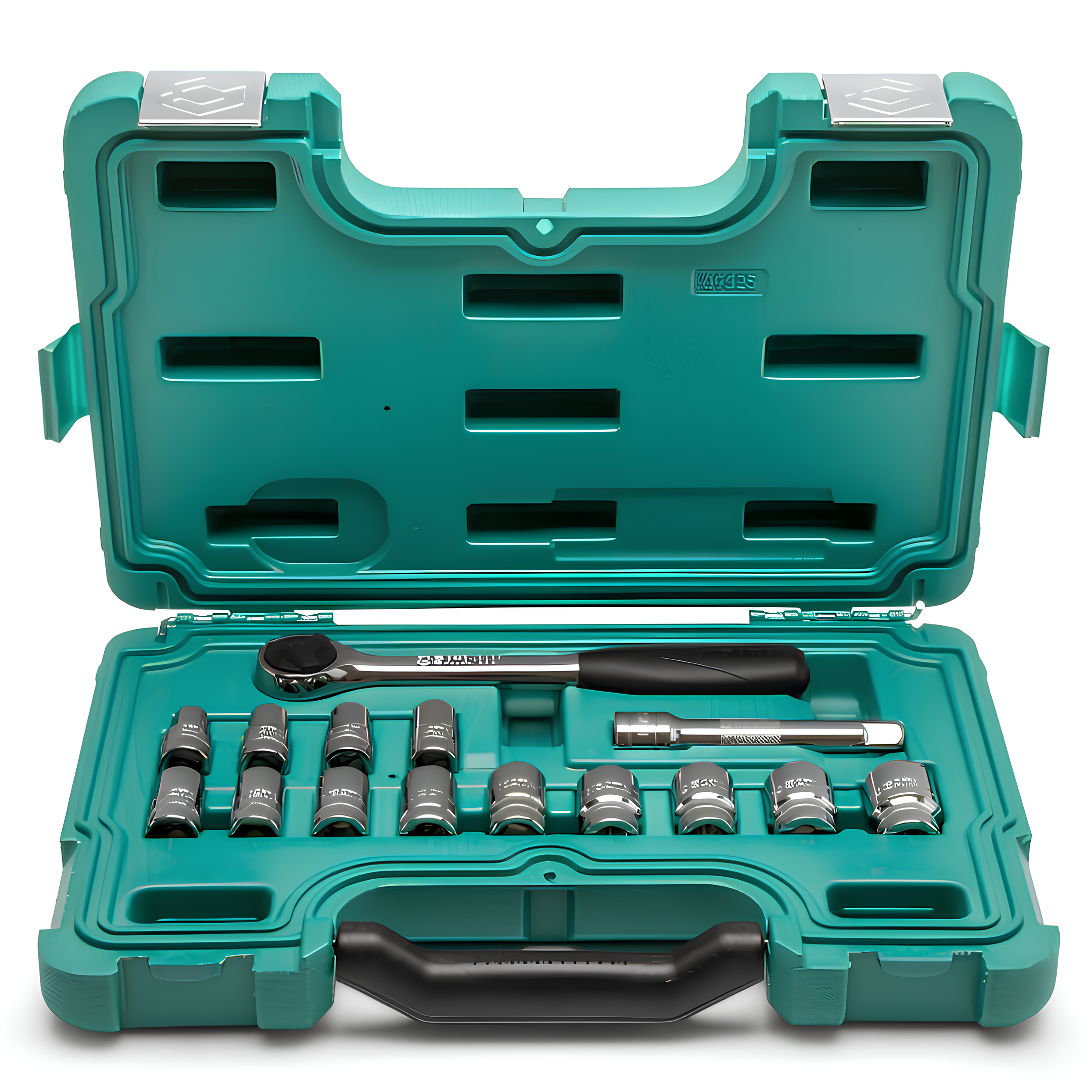 Jogo Soquetes Sextavado 1/2" Com 15 Peças ST09525SJ Sata