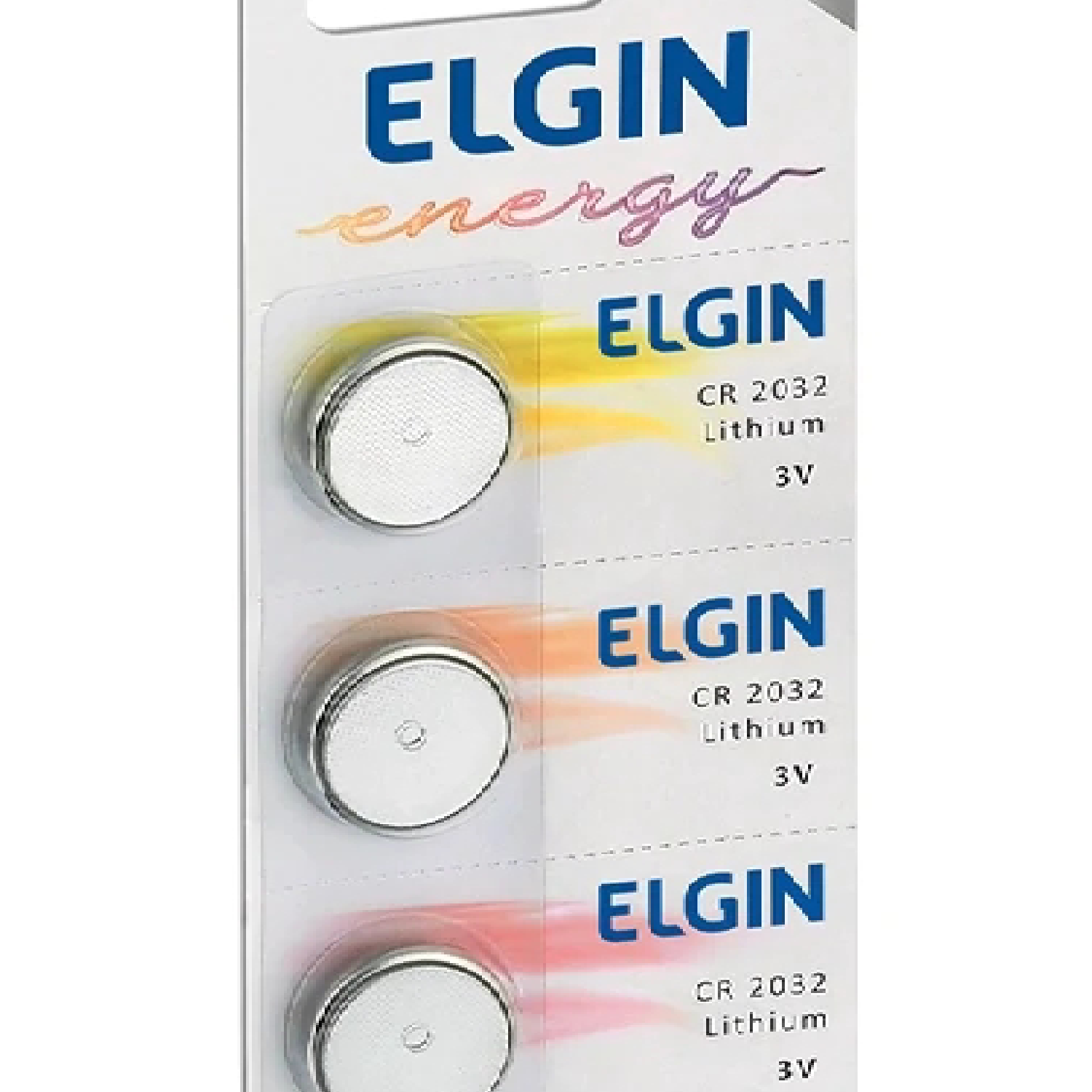 Bateria De Litio 3V Cr2032 5 Pçs Elgin