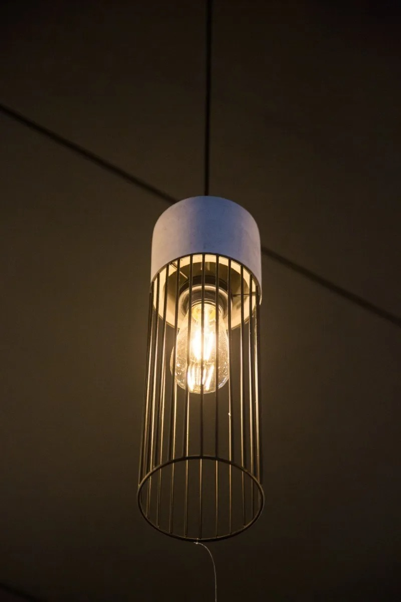Luminaria Pendente Rana Aco Cinza Escuro E-27 Avant 484350005
