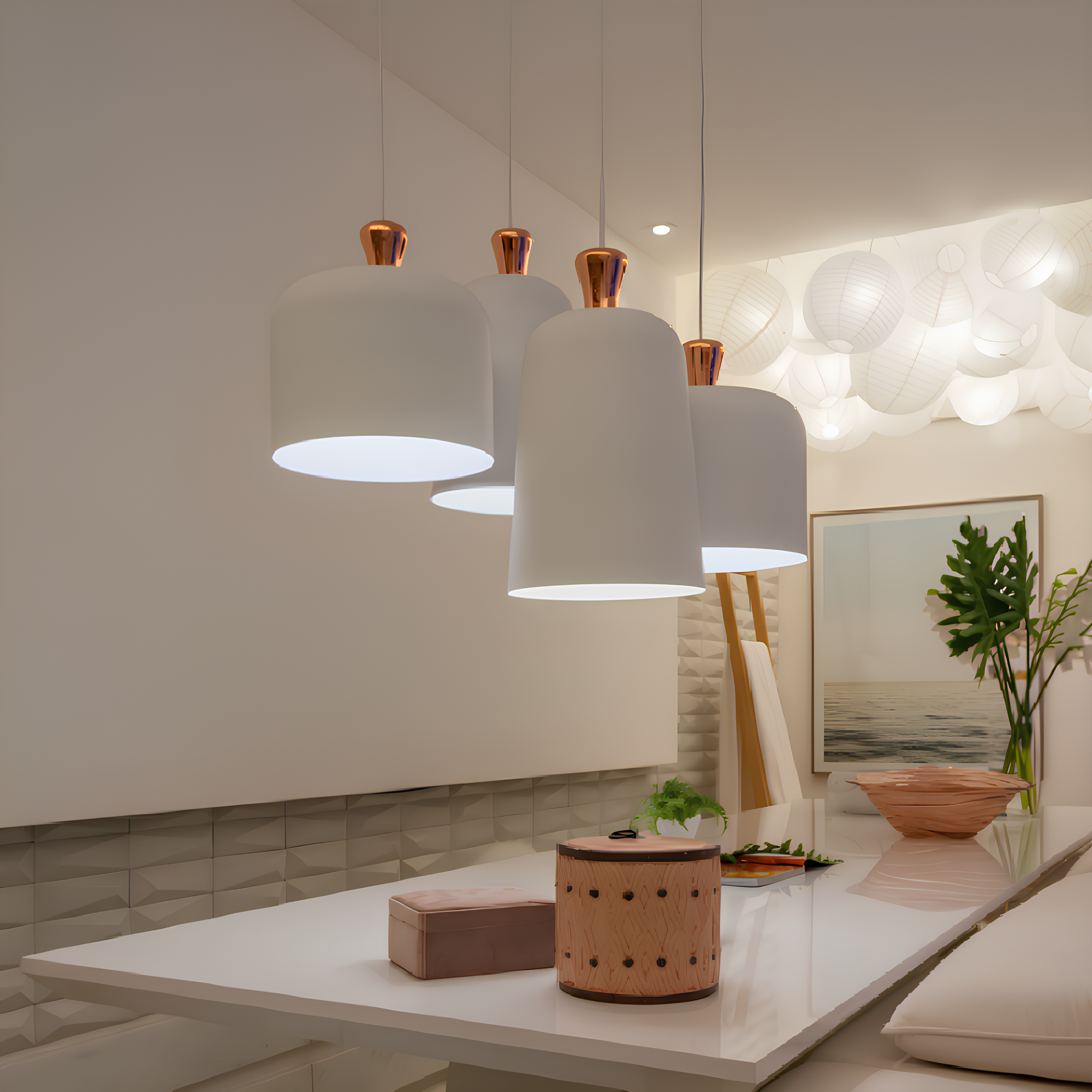 Luminaria Pendente 1X40W E27 23Cm Bivolt Ip20 Bell Avant