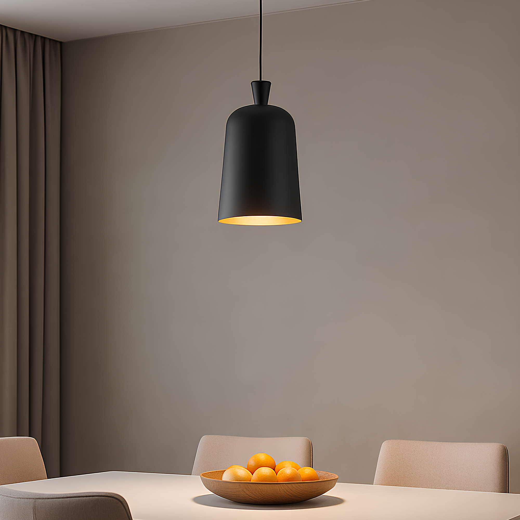 Luminaria Pendente 1X40W E27 23Cm Bivolt Ip20 Bell Avant