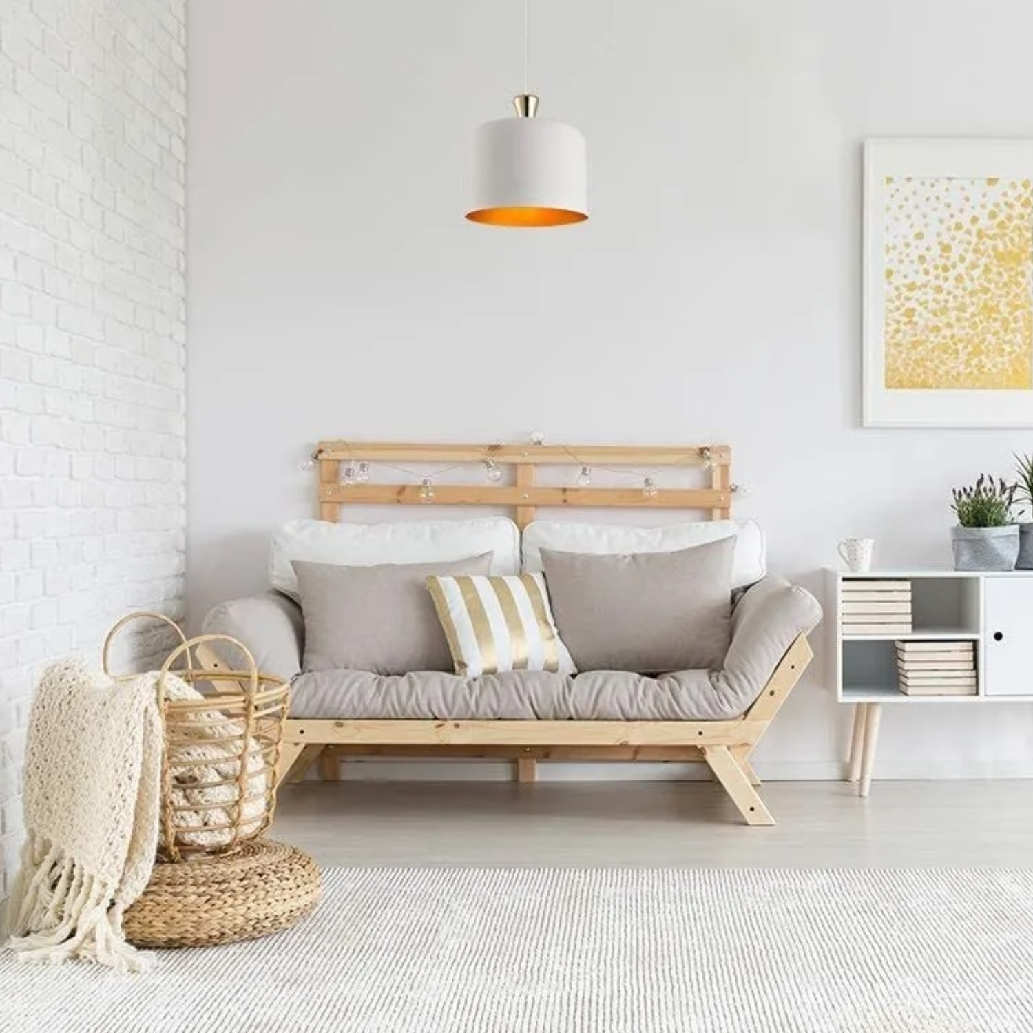 Luminaria Pendente 1X40W E27 28Cm Bivolt Ip20 Bell Avant