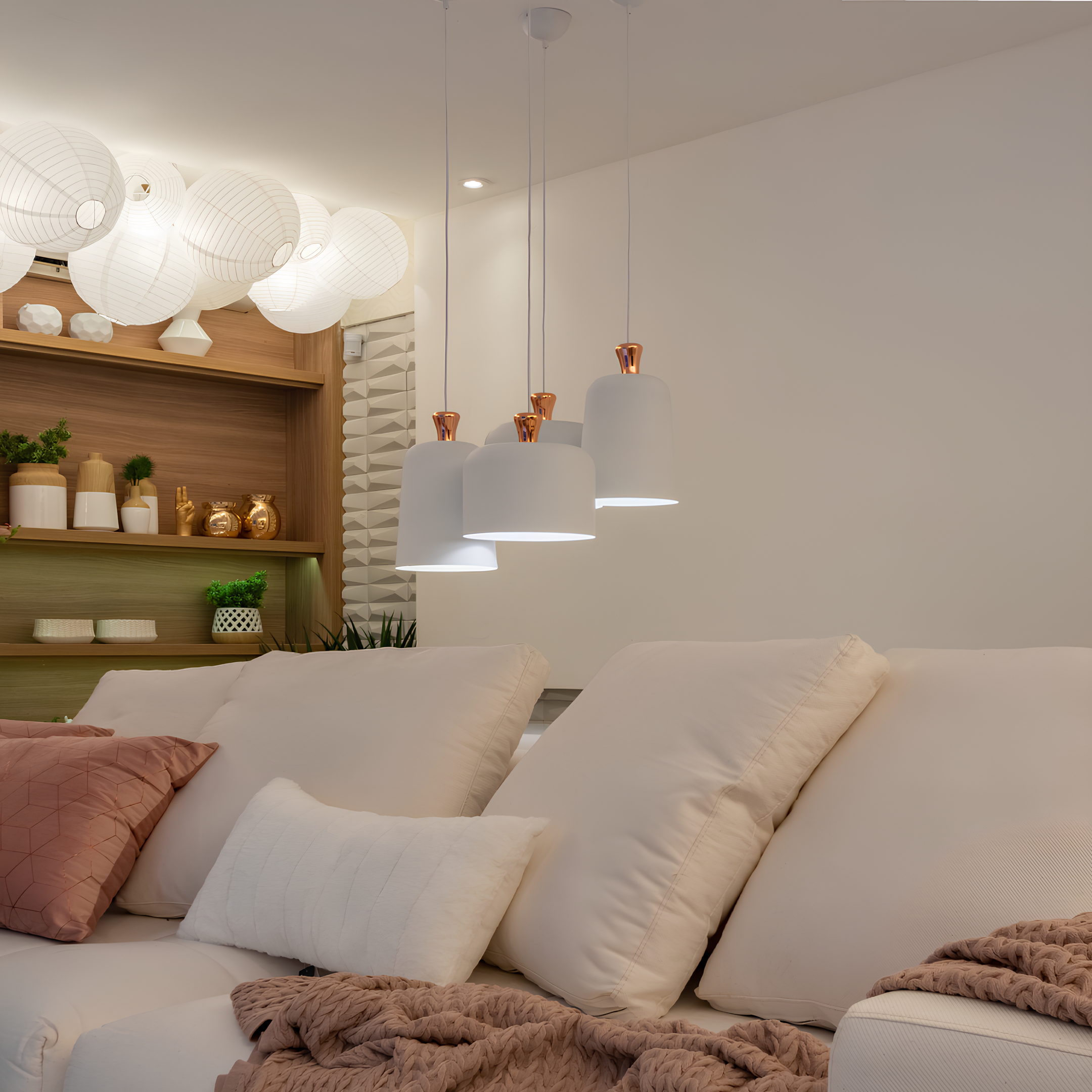 Luminaria Pendente 1X40W E27 28Cm Bivolt Ip20 Bell Avant