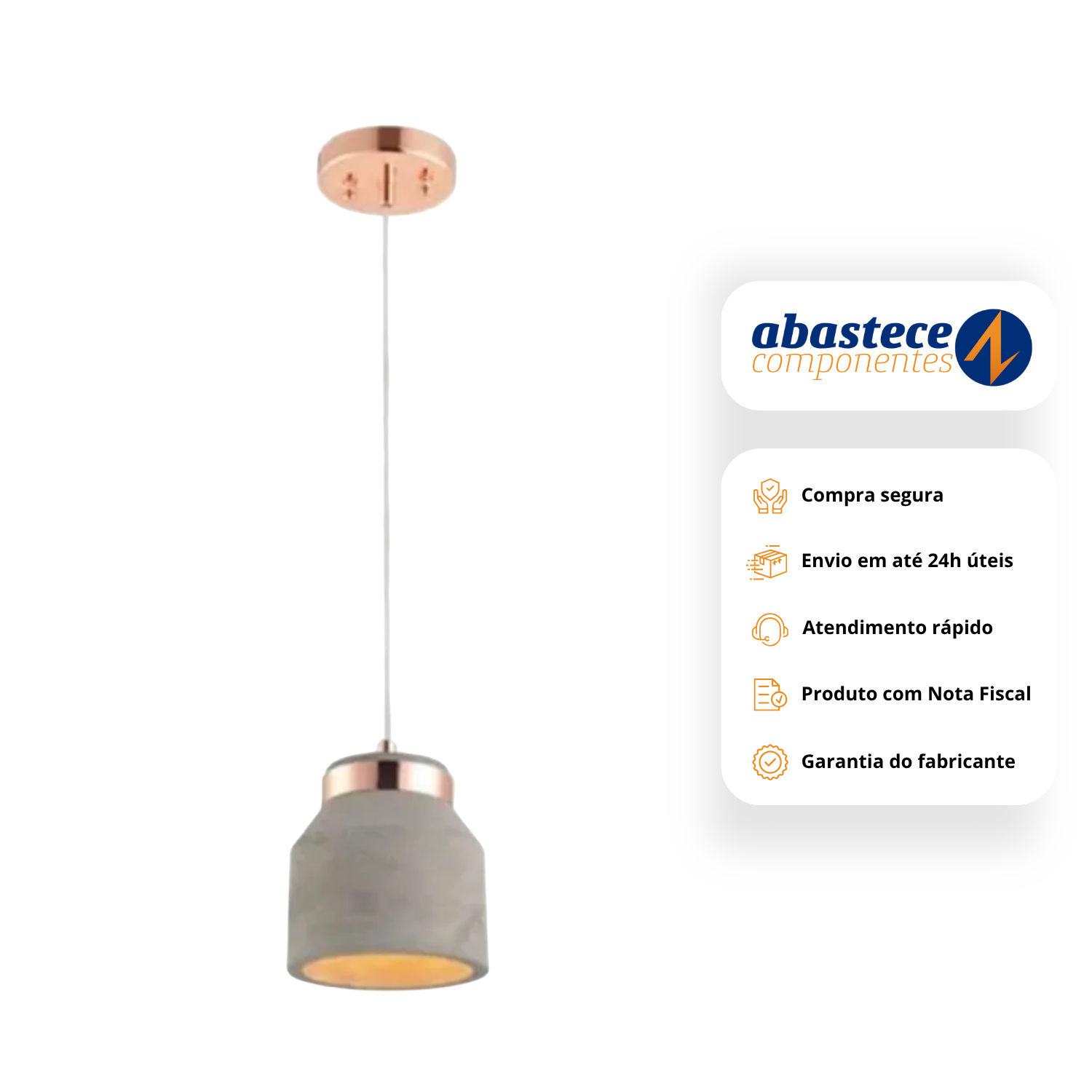 Luminaria Pendente Stove E-27 13Cm Avant