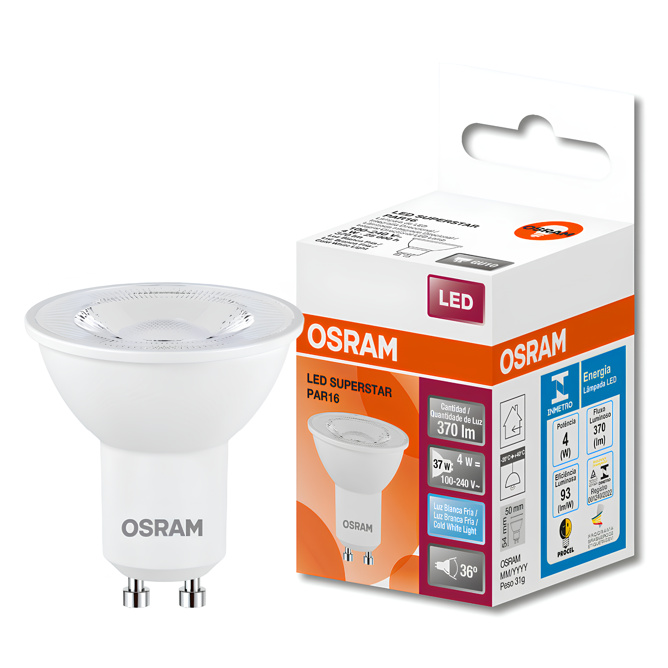 Dicroica online led osram