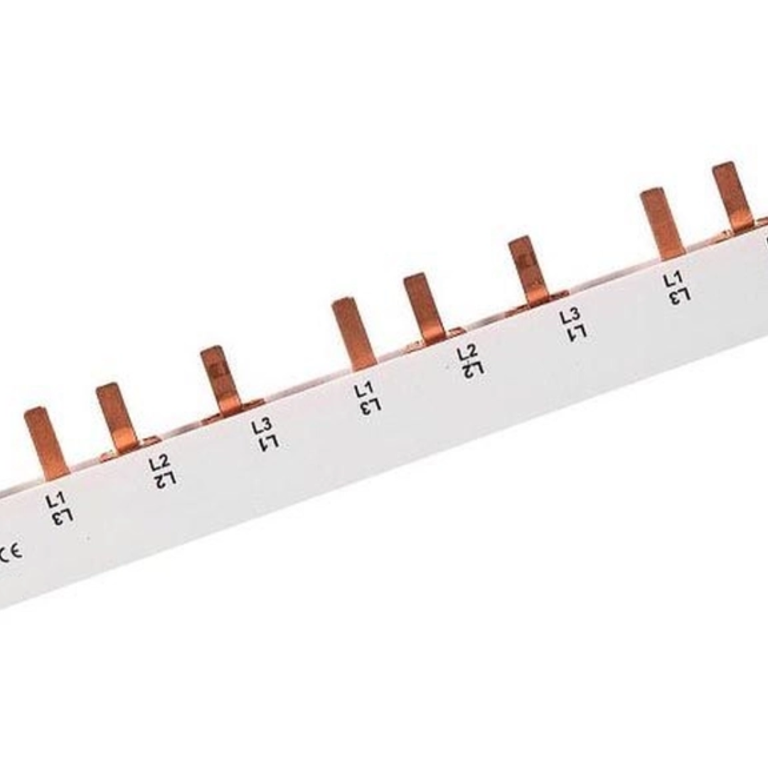 Barramento Pente Bifásico 63A 12 Pinos 2x6 214mm Siemens