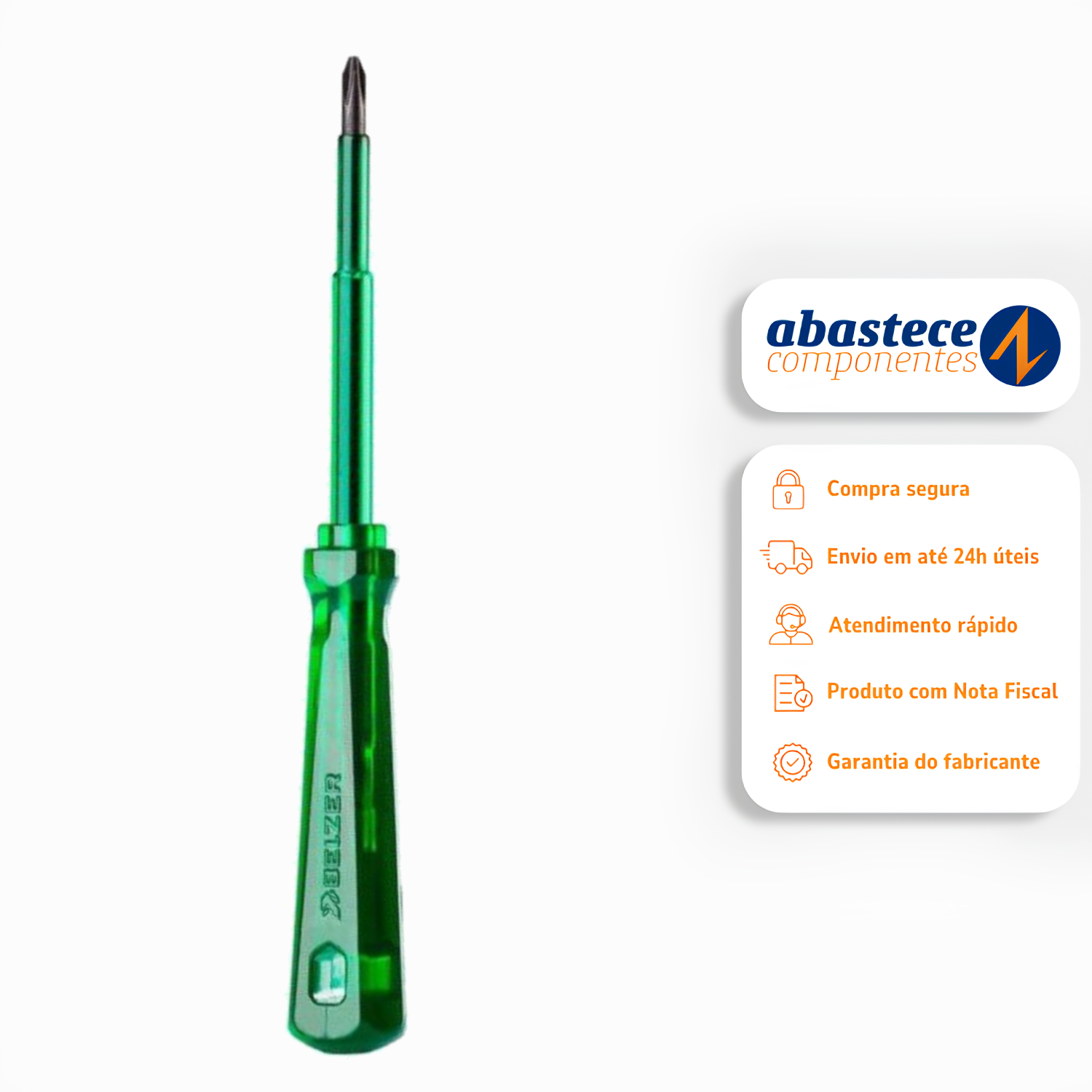 Chave De Fenda Isolada 3/16"X4" 227103Bn Belzer
