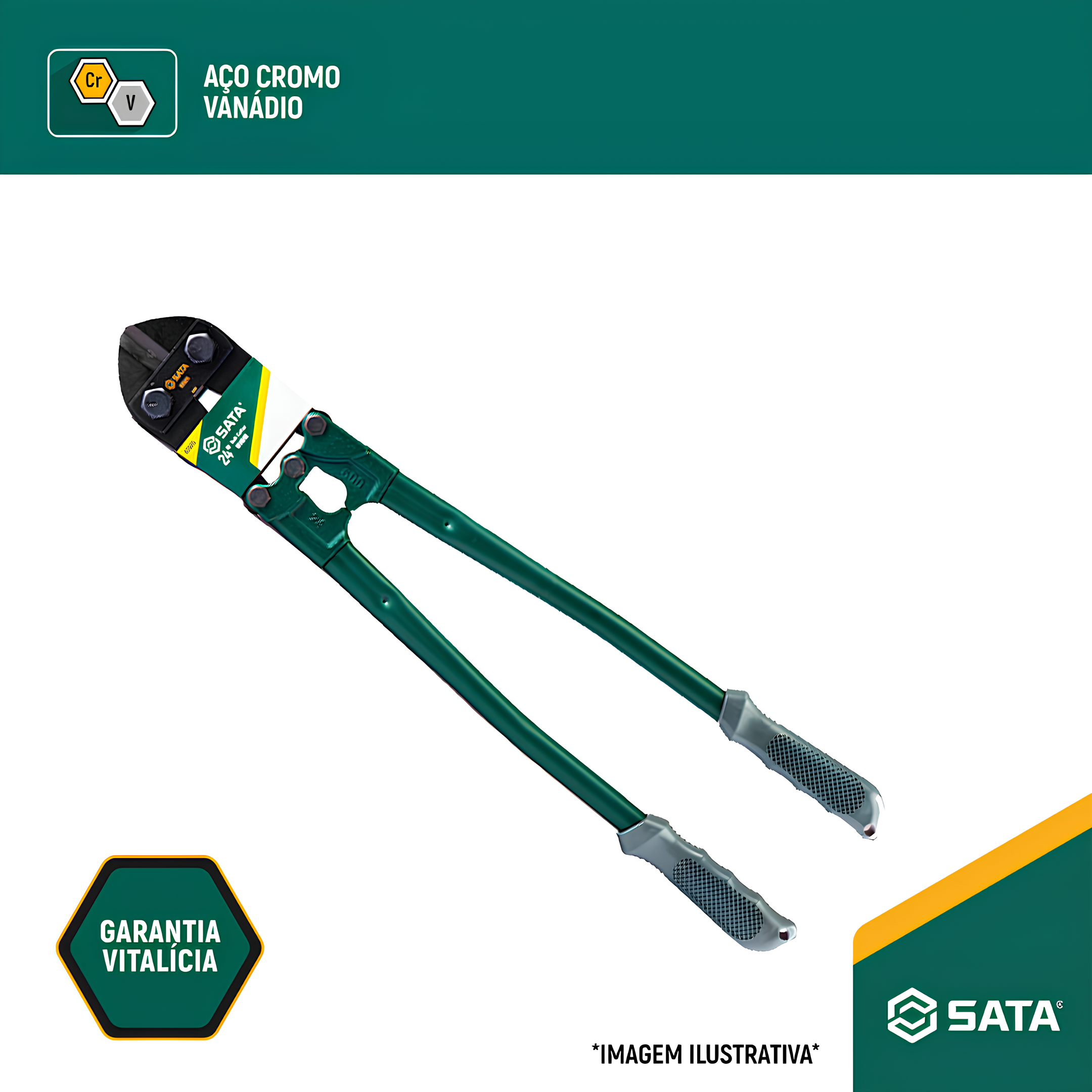 Alicate Corta Vergalhao 42" ST93508ST Sata