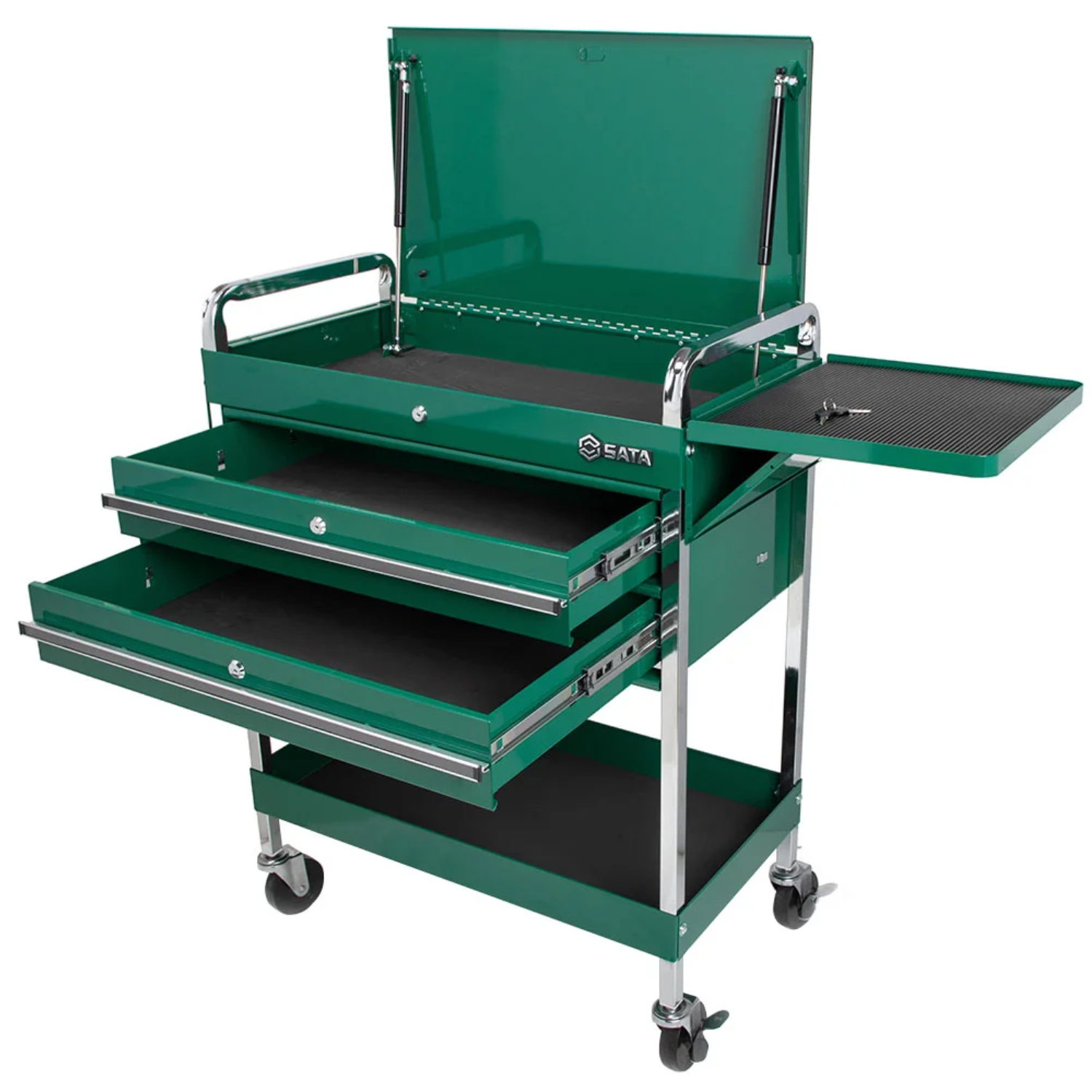 Carro Tipo Gabinete Com 2 Gavetas ST95118SC Sata