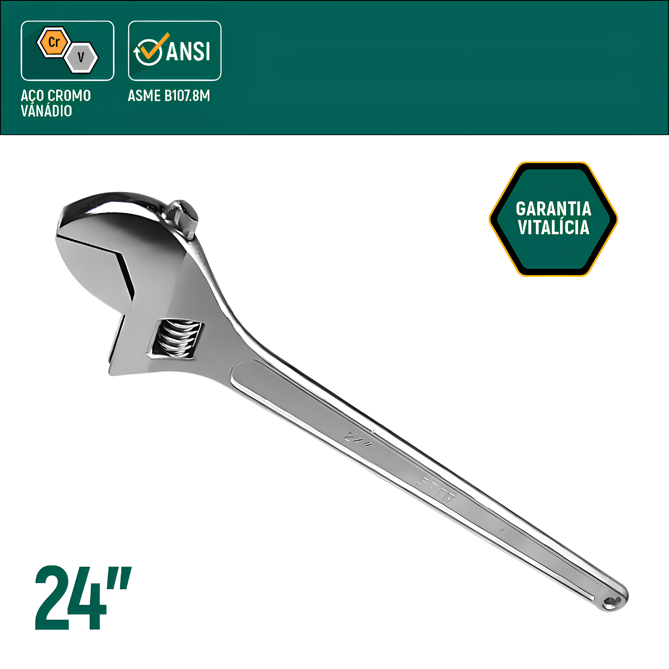 Chave Ajustável 24" St47208sc Sata