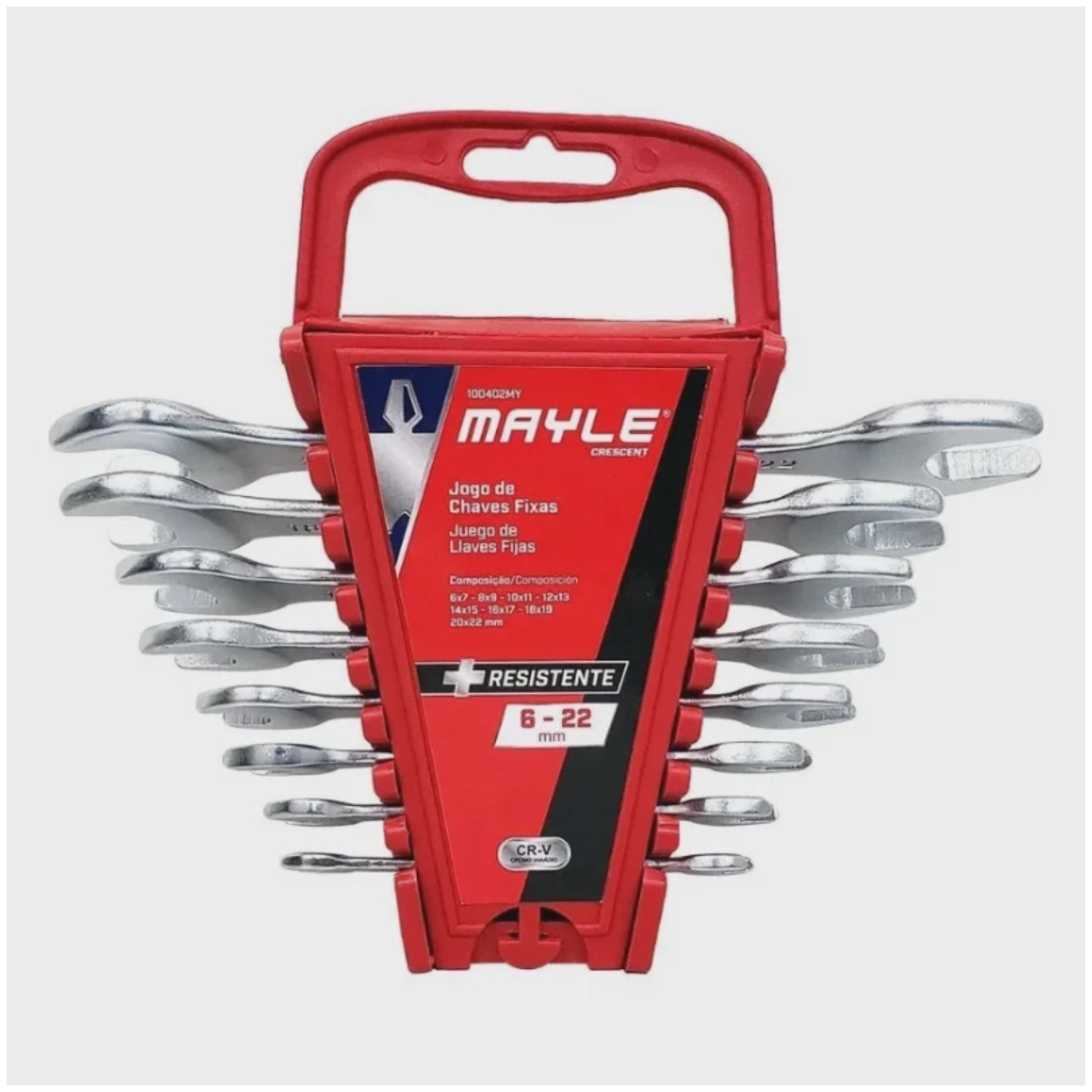 Jogo De Chave Fixa 6 A 22Mm Com 8 Peças 100402My Mayle
