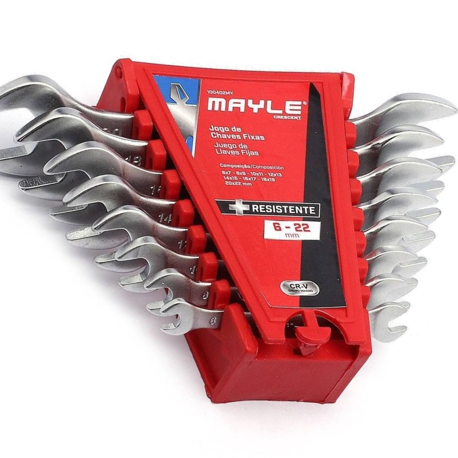 Jogo De Chave Fixa 6 A 22Mm Com 8 Peças 100402My Mayle