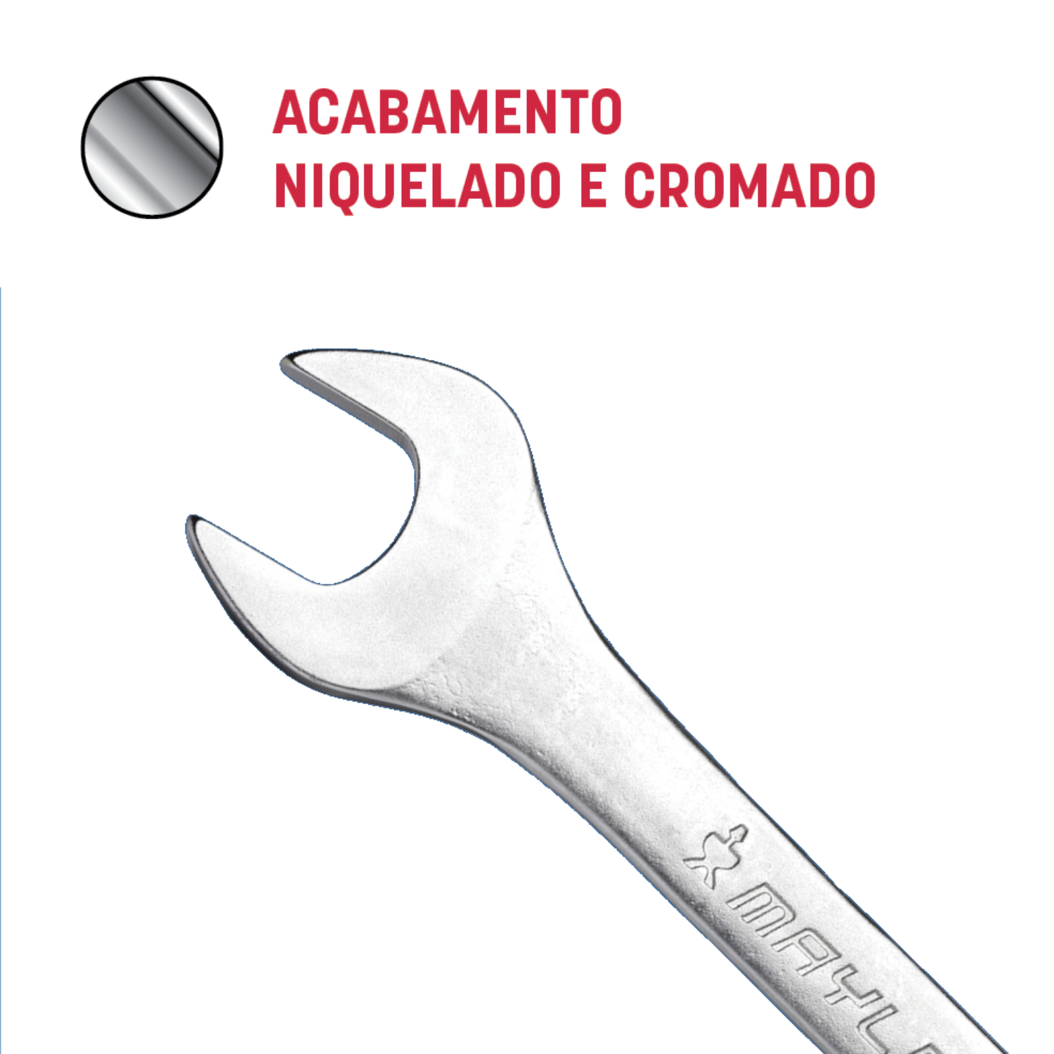 Jogo Chave Fixa 1/4A1.1/4" Com 8 Peças Mayle