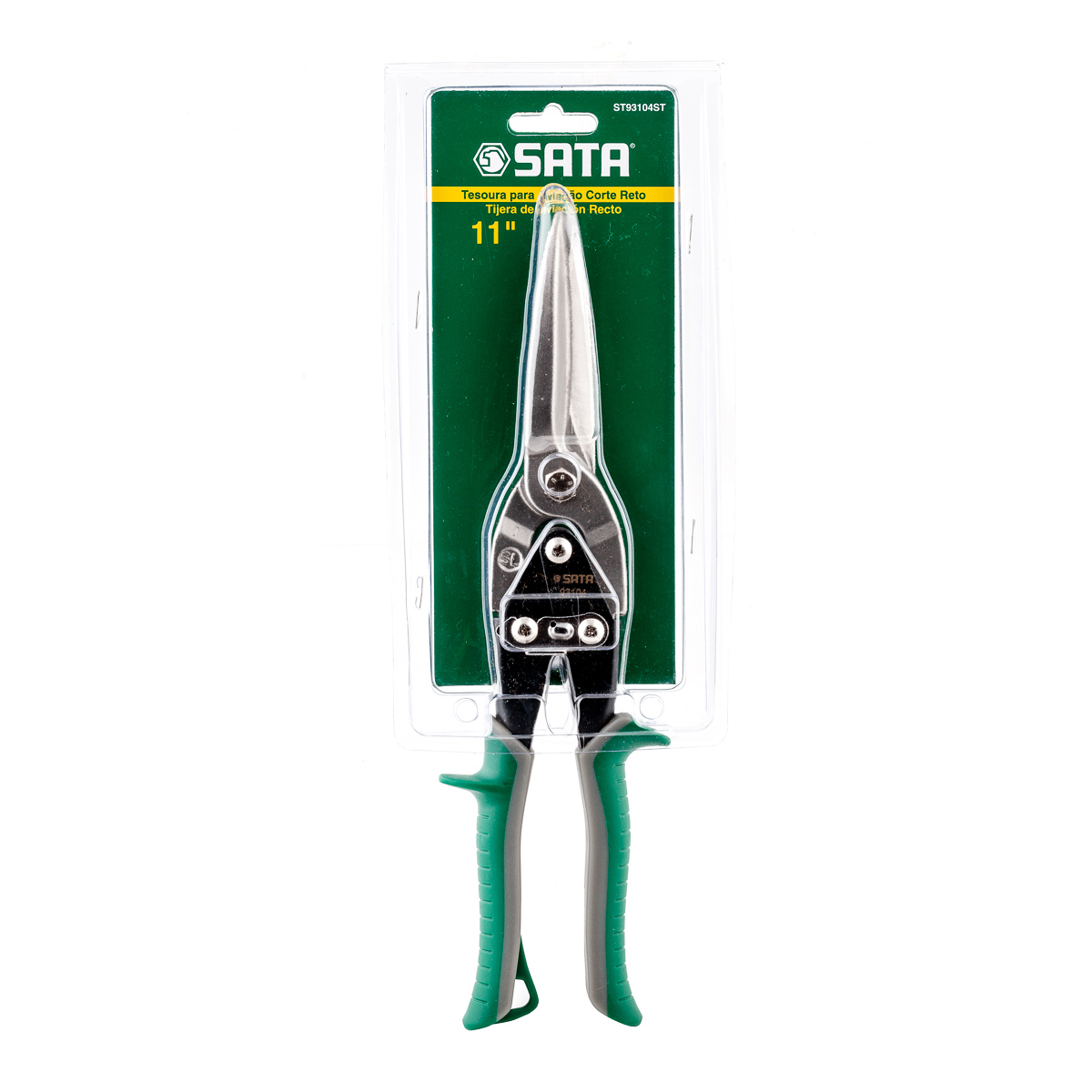 Tesoura Aviação Corte Reto 11" St93104st Sata