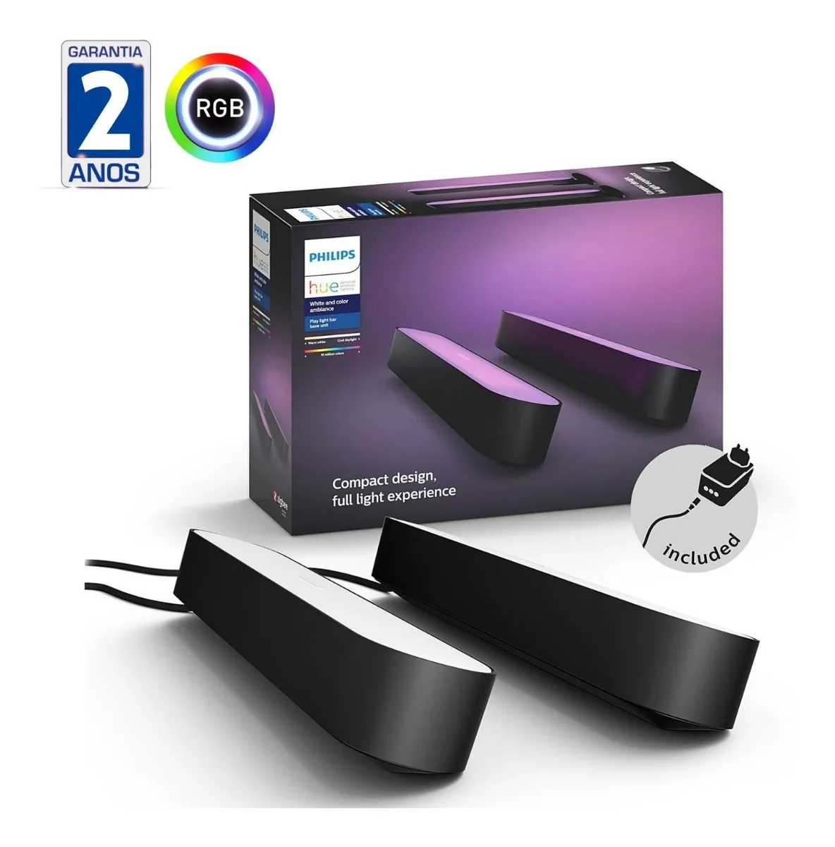 Philips Hue Play Light Bar Doublepack Color Ambiance Smart
