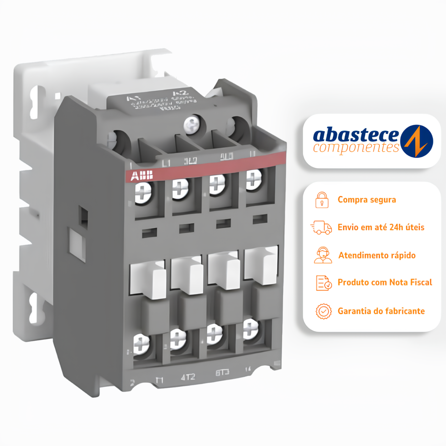 Contator Forca Ax12-30-10-75 200-220v Abb