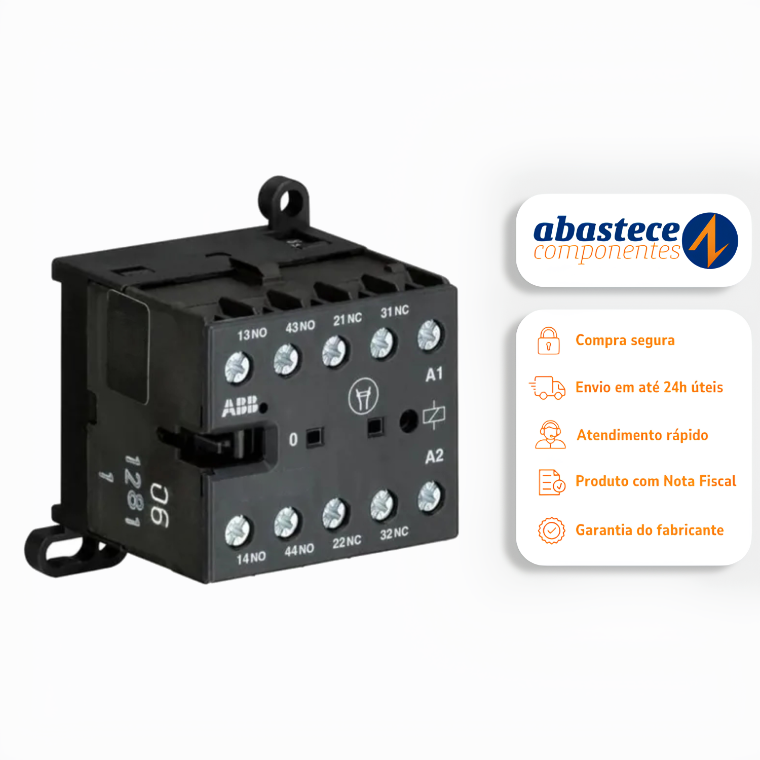 Mini Contator Auxiliar 2na+2nf K6-22z-80 45-450hz ABB