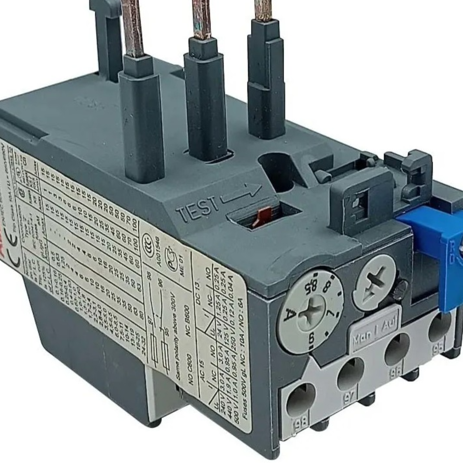Rele Termico Tripolar Bimetalico Classe 10 - 36 À 52 A
