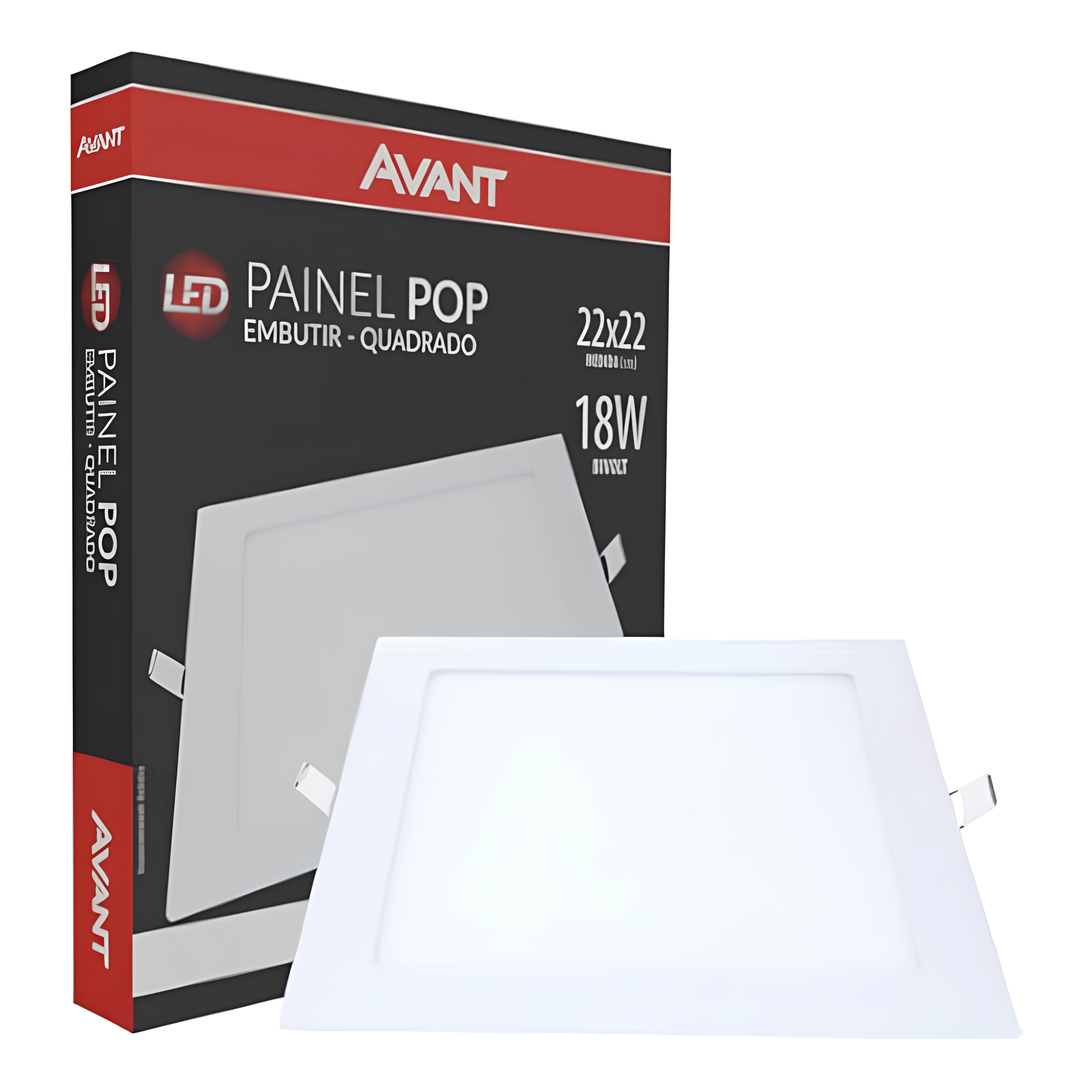 Luminaria Embutir Led Quadrada 40W 6500K 60Cm Bivolt Philips