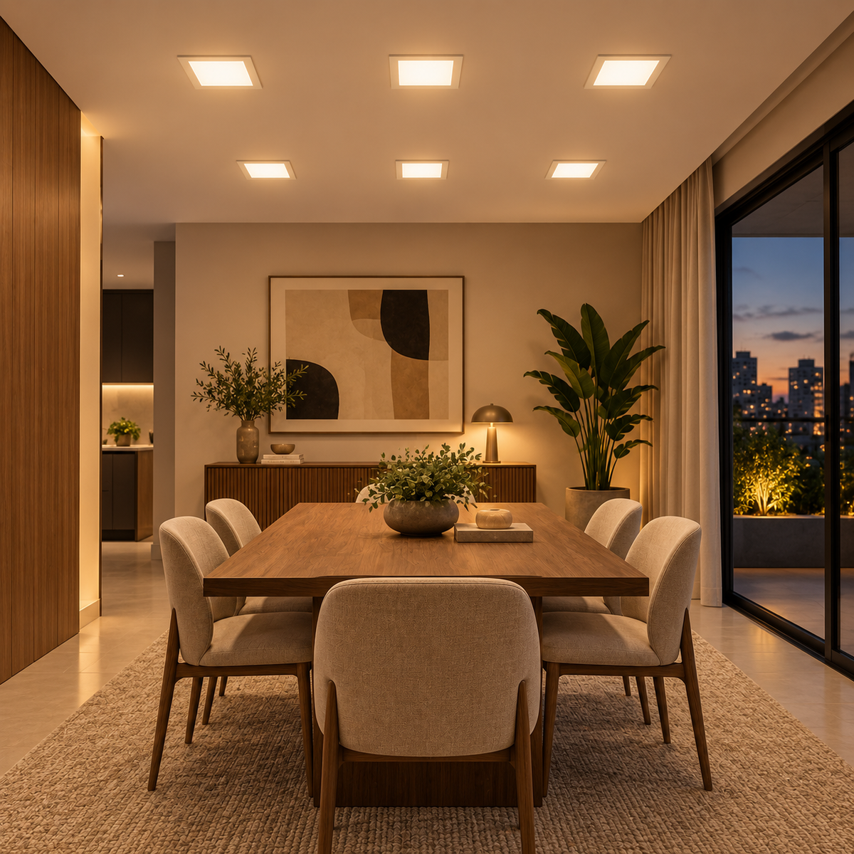Luminária Led Quadrada Embutir 12W 900Lm 16,7Cm Bivolt Dl252 Philips