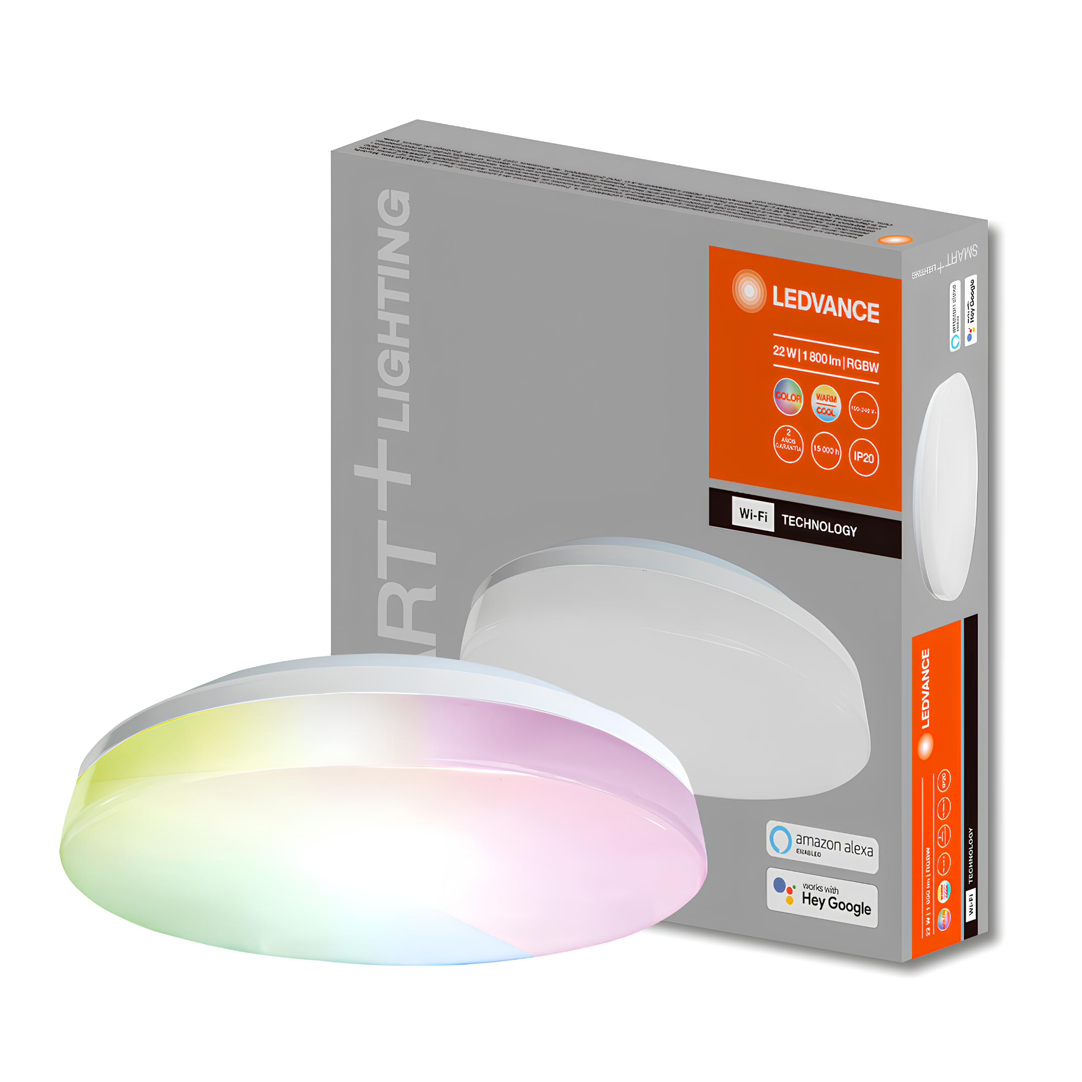 Luminaria Redonda Sobrepor Ceiling Smart+ Wifi 22W Rgb Ledvance