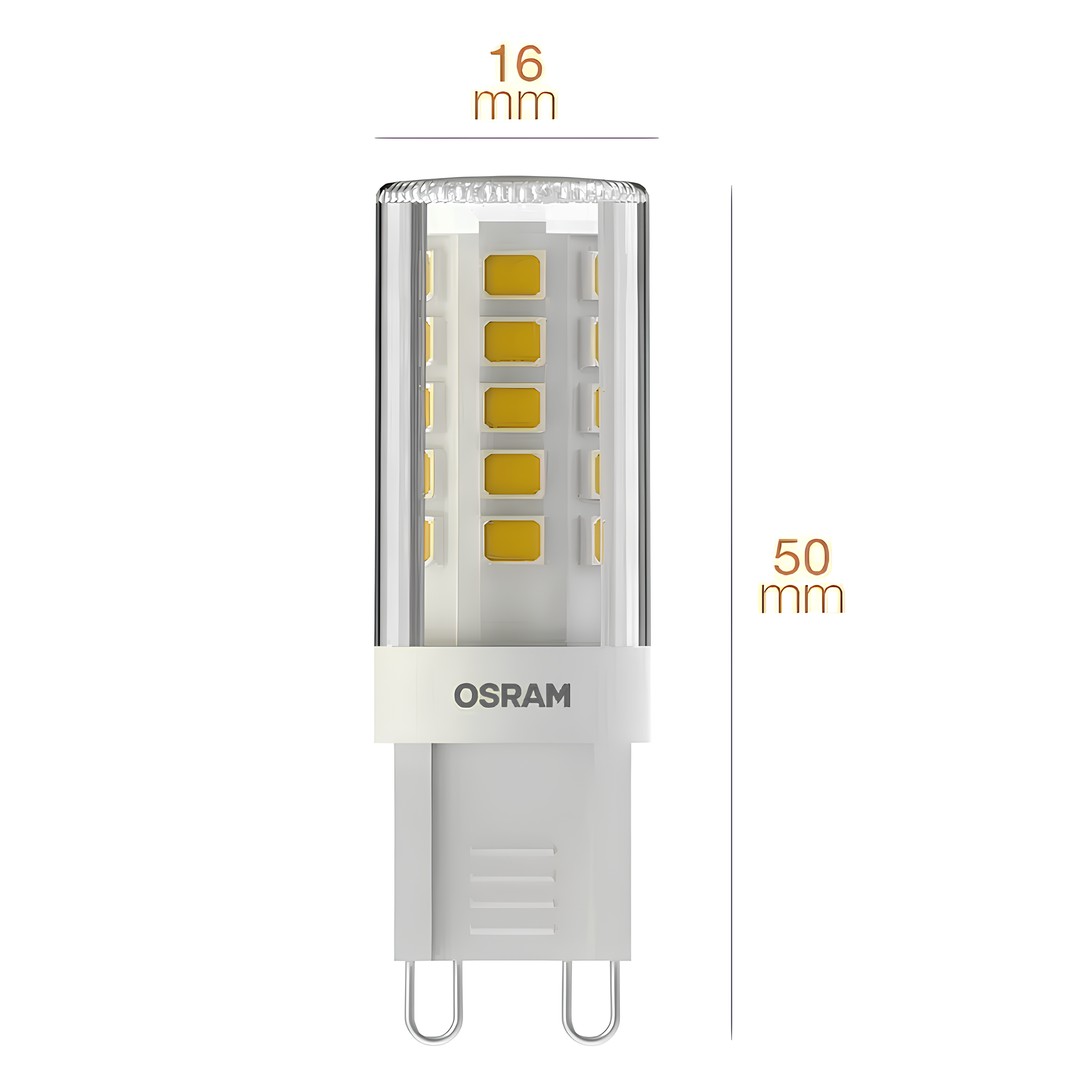 Lampada Led Pino G9 3W 300Lm 220V Osram