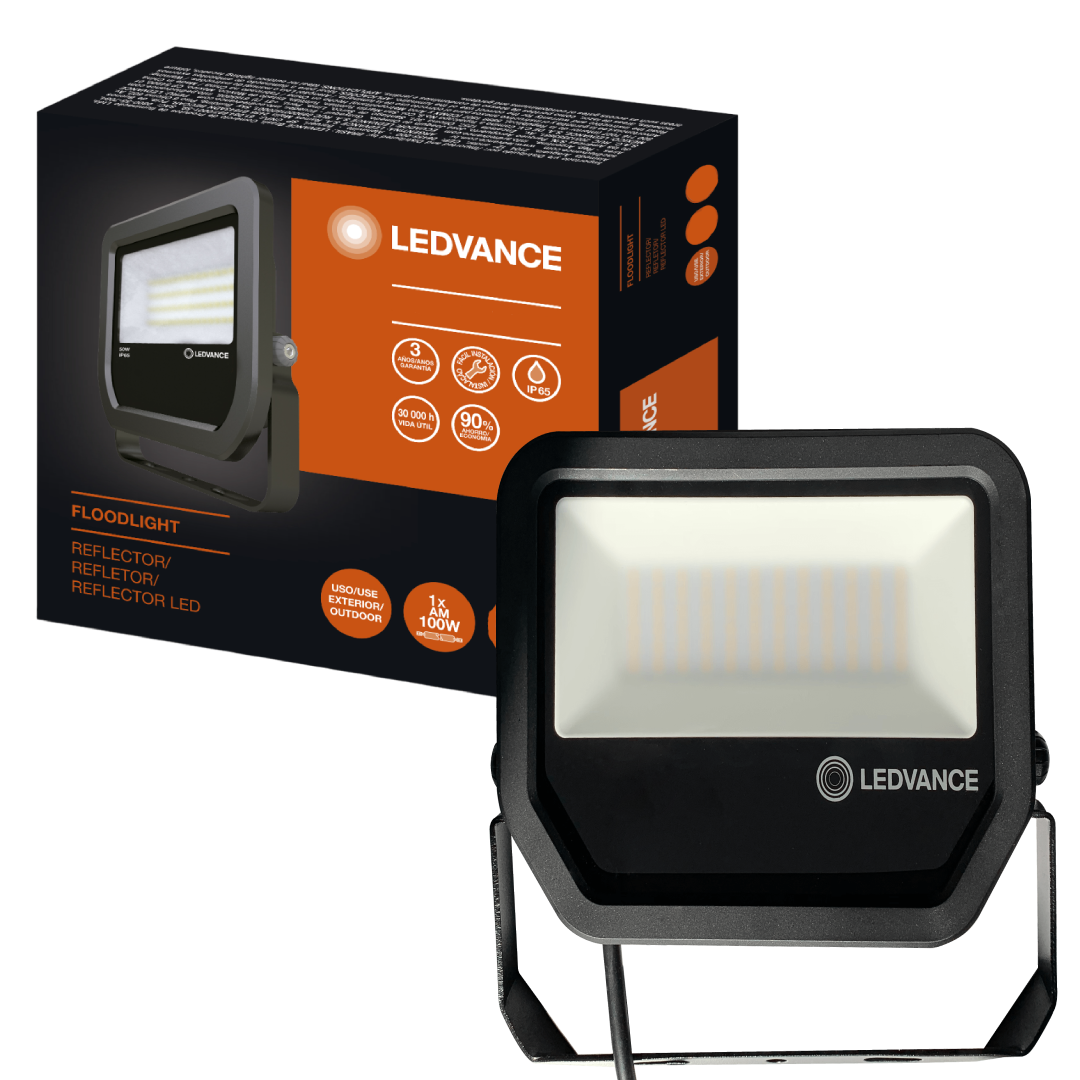 Refletor Led Floodlight 50W Bivolt Ip65 Preto Osram