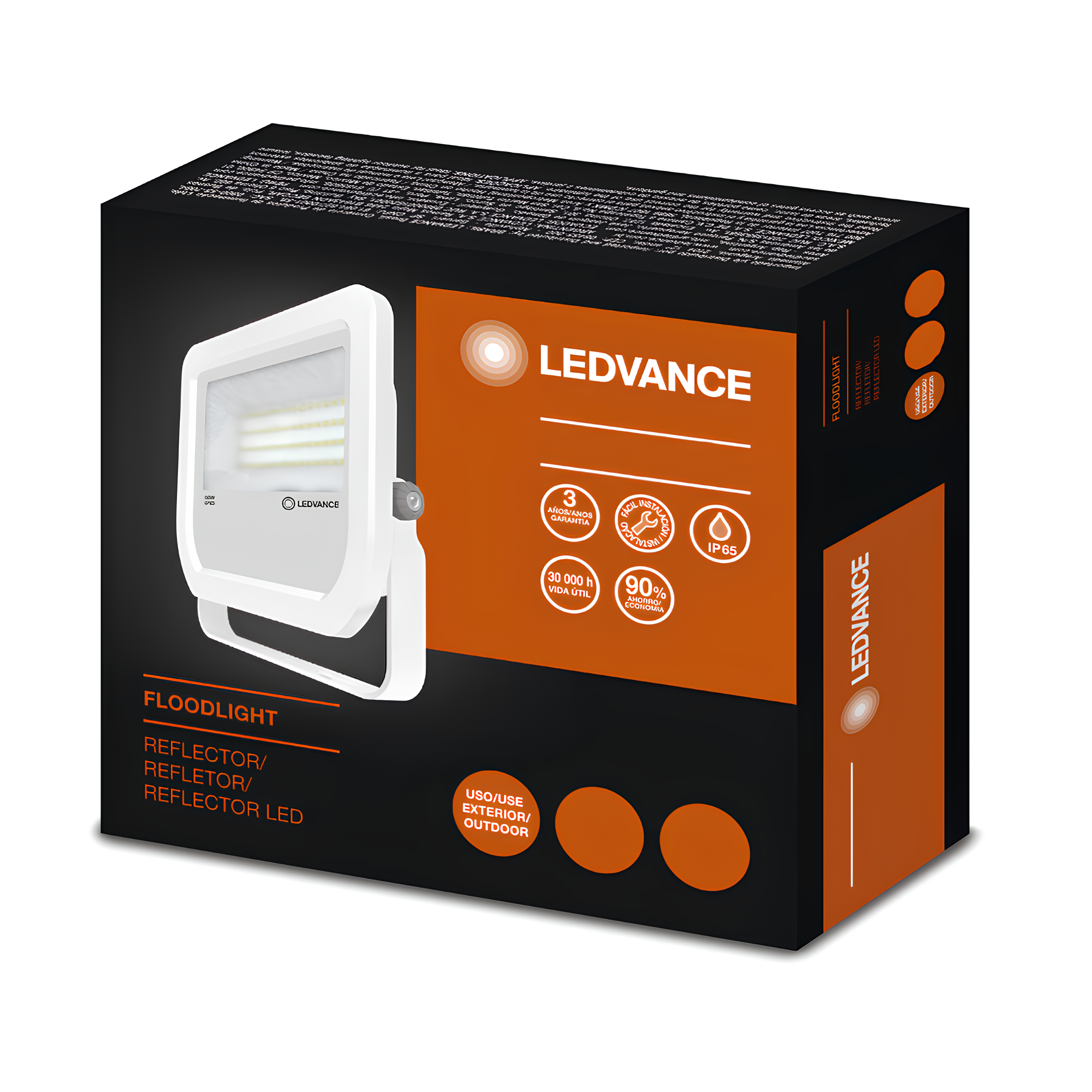Refletor Led Floodlight Pfm Branco 30W 100° Ip65 Bivolt Ledvance