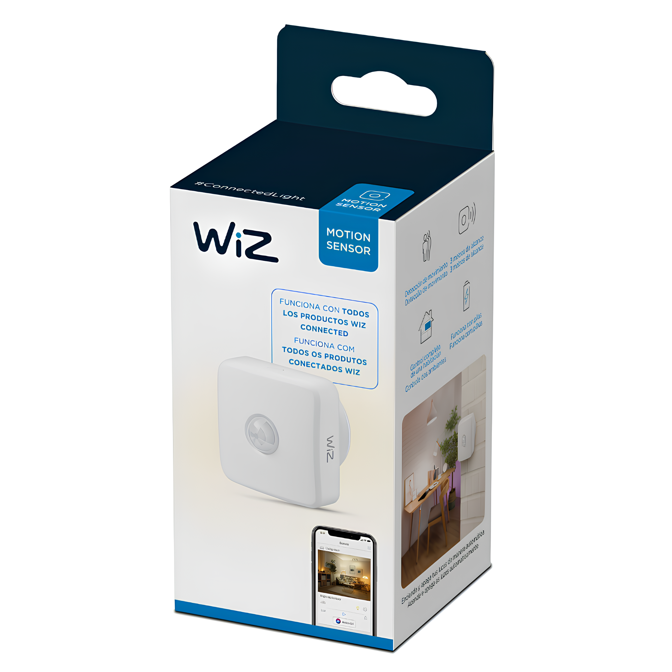 Sensor De Movimento Smart Wifi Wiz