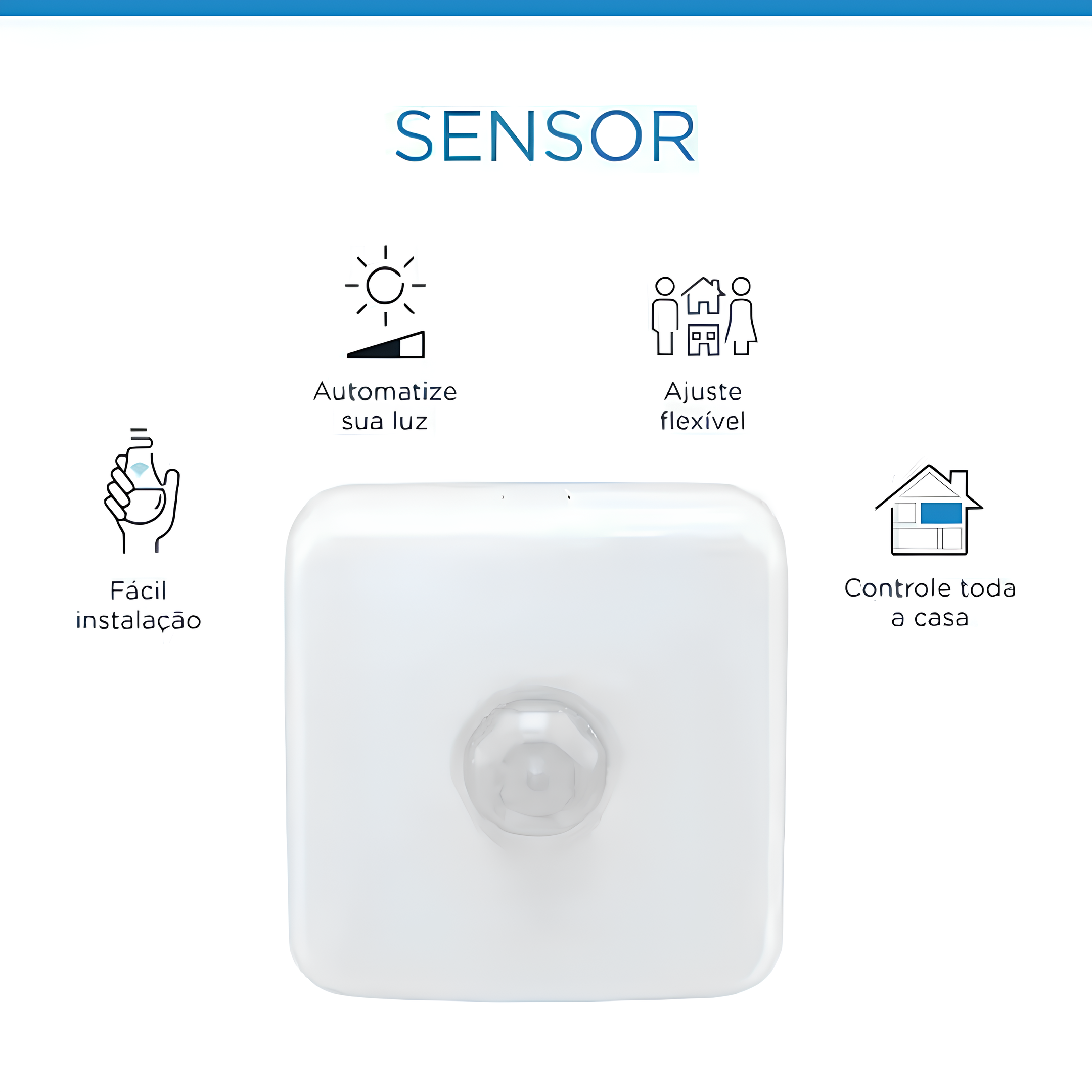 Sensor De Movimento Smart Wifi Wiz