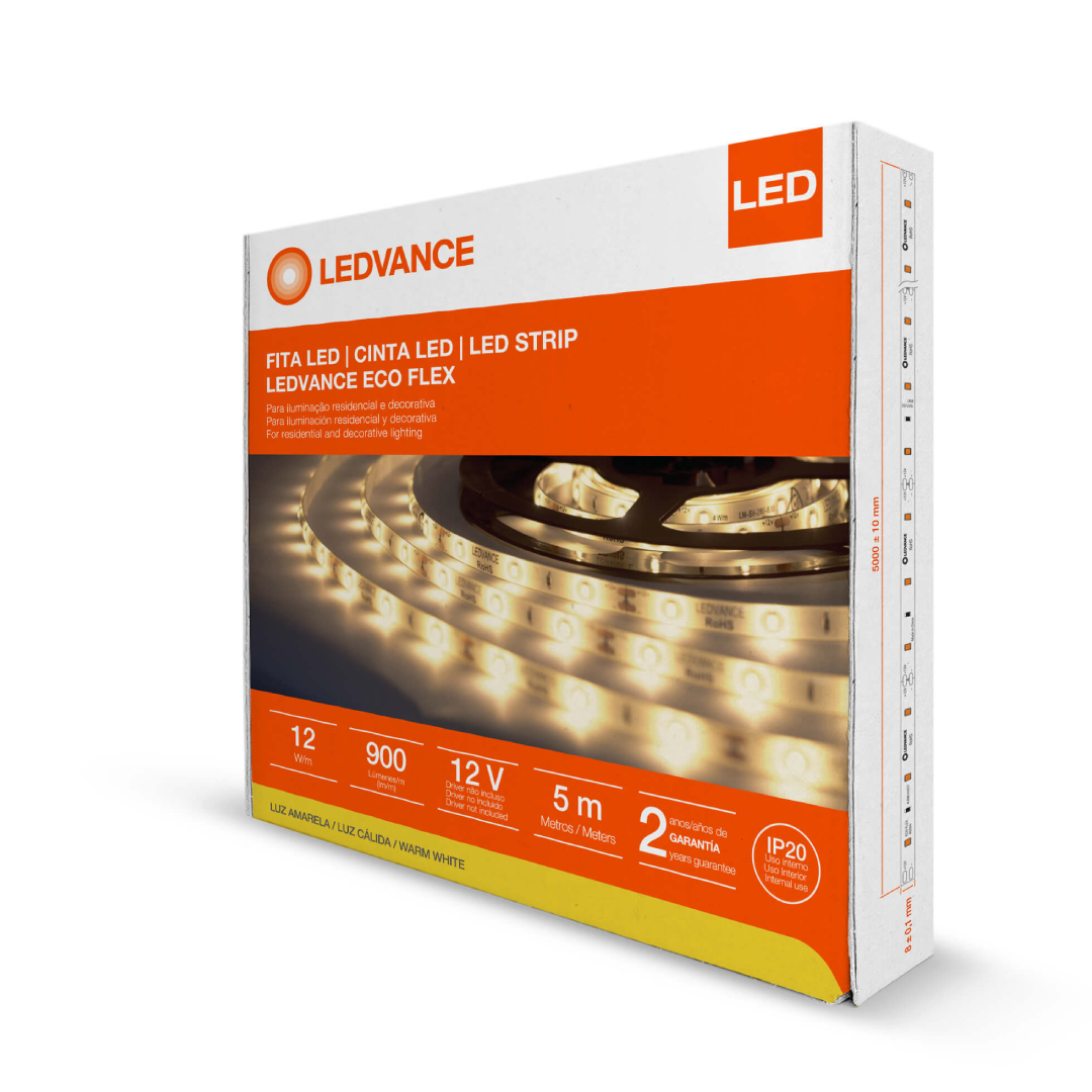 Fita Led Ecoflex 5M 12W 12V Ip20 Ledvance