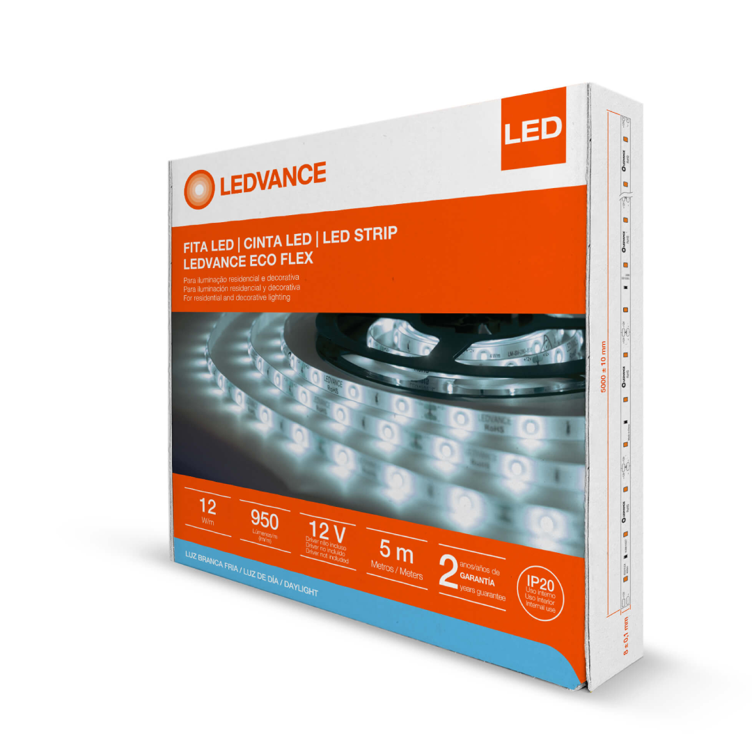 Fita Led Ecoflex 5M 12W 12V Ip20 Ledvance