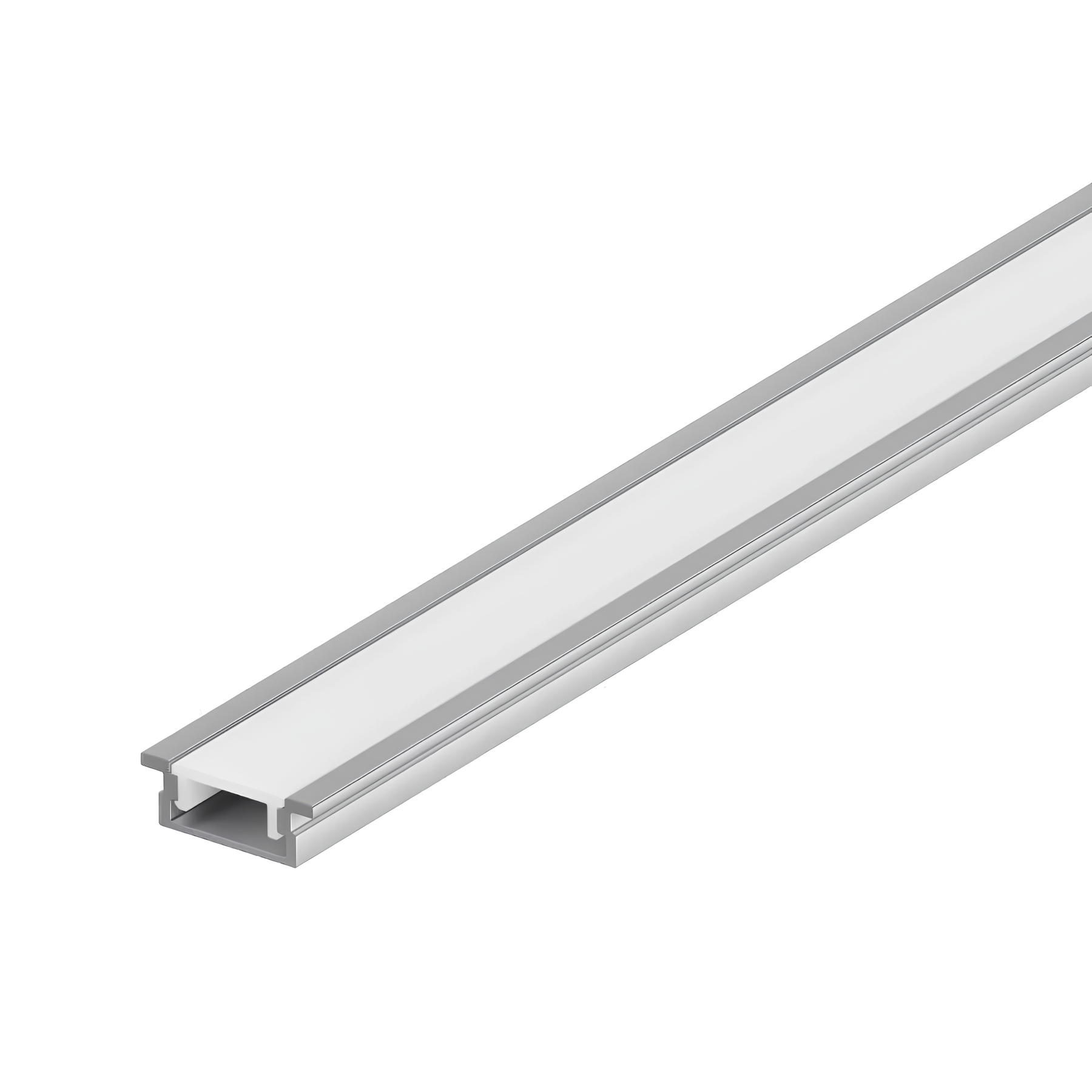 Perfil Led Aluminio Reto Embutir 23X10mm 2M Ip20 Ledvance