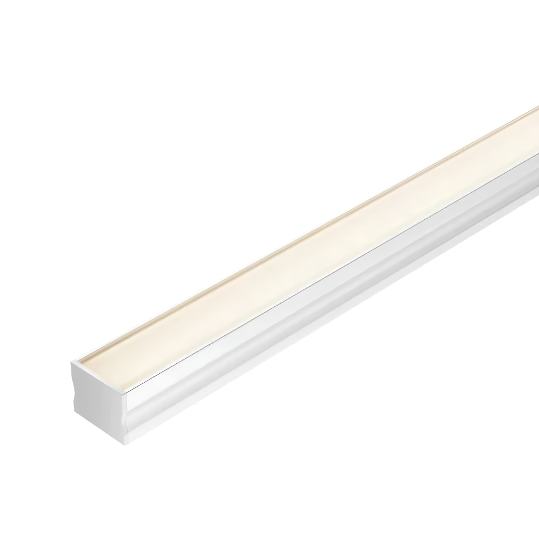 Perfil Led Aluminio Reto Embutir 23X10mm 1M Branco Ip40 Ledvance