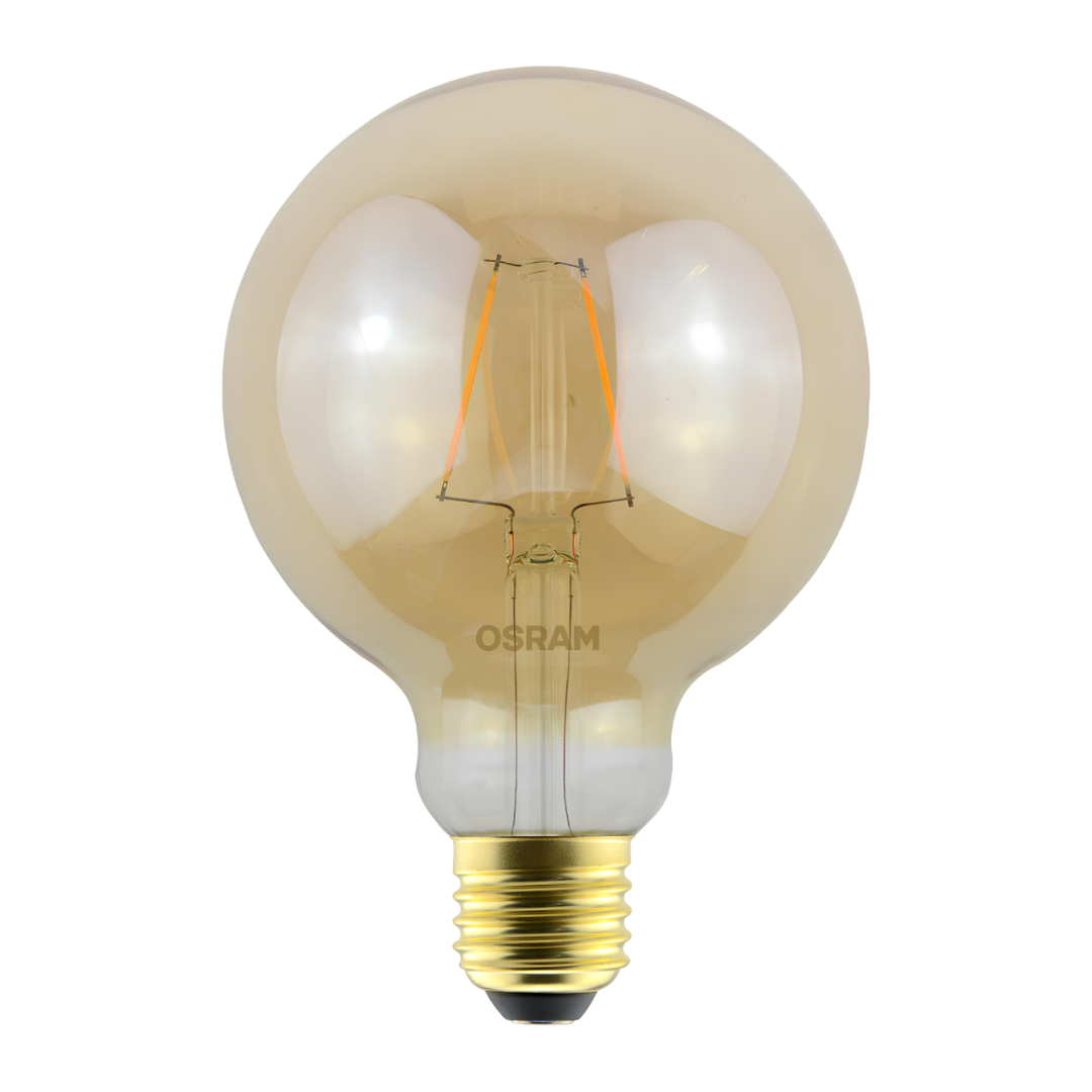 Lampada Led Globo G95 Filamento Vintage 2,5W 2500K 220Lm Osram