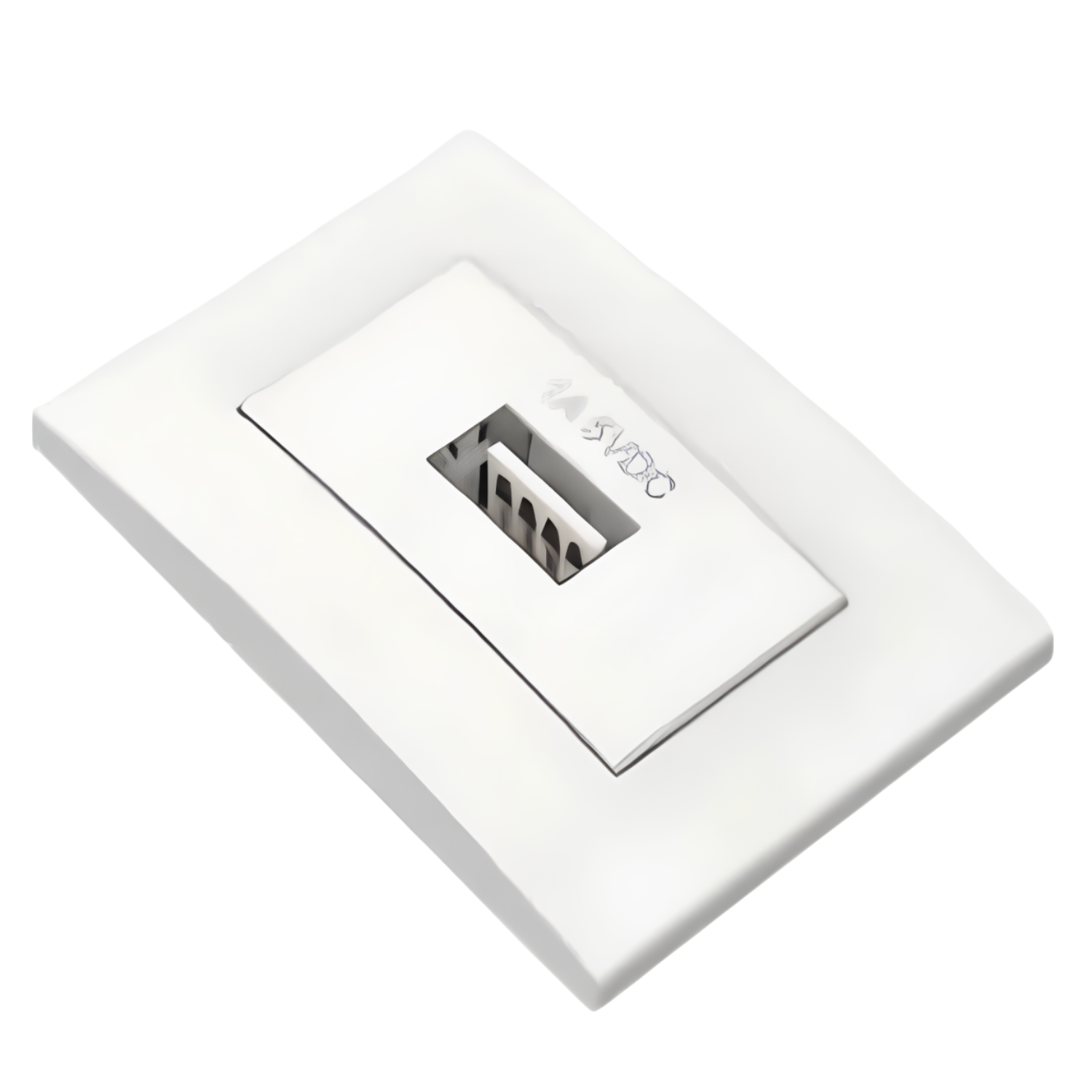 Tomada Carregador Usb Para Movel Branca Sleek 1A Margirius