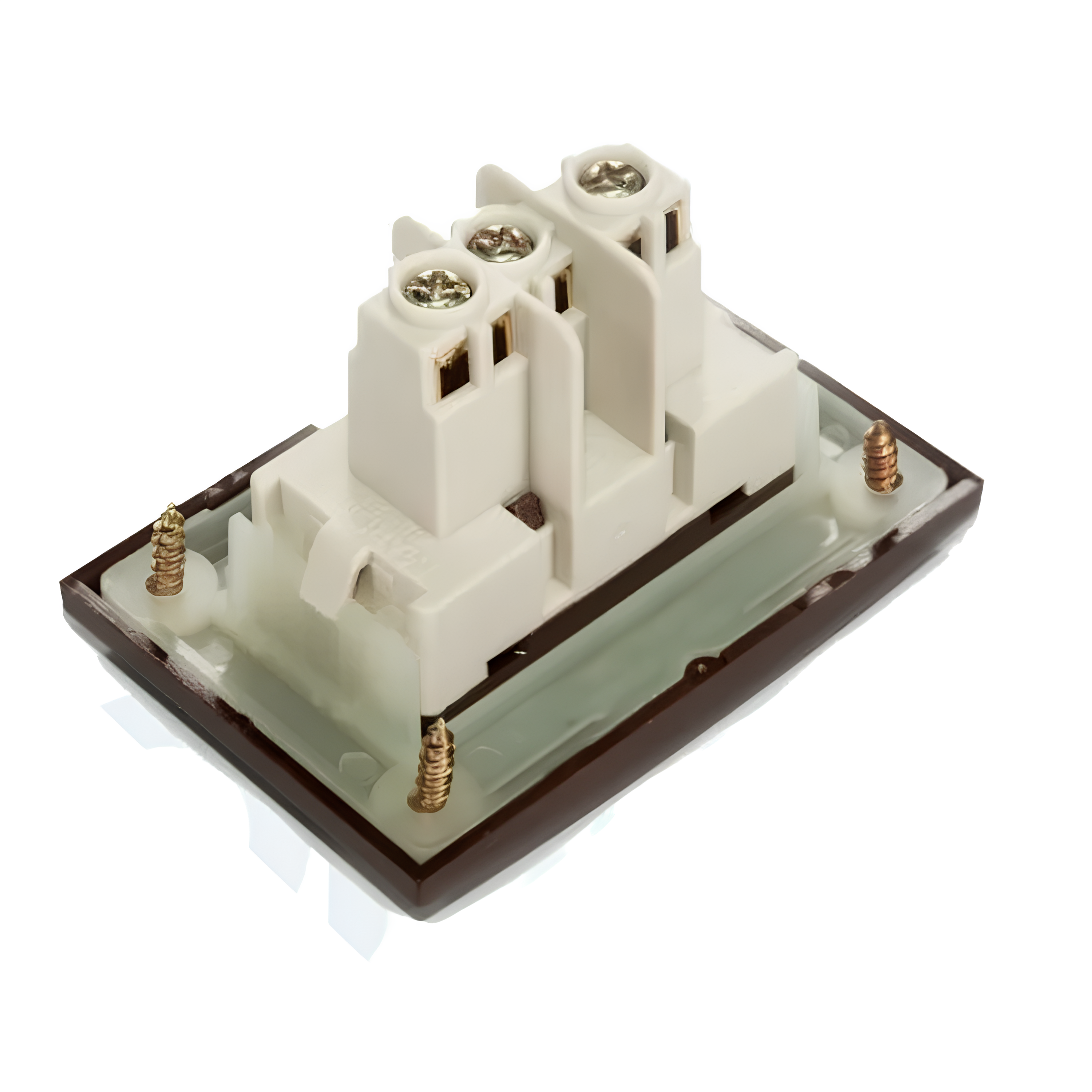 Tomada Para Moveis Marrom Sleek 20A 65X45mm Margirius
