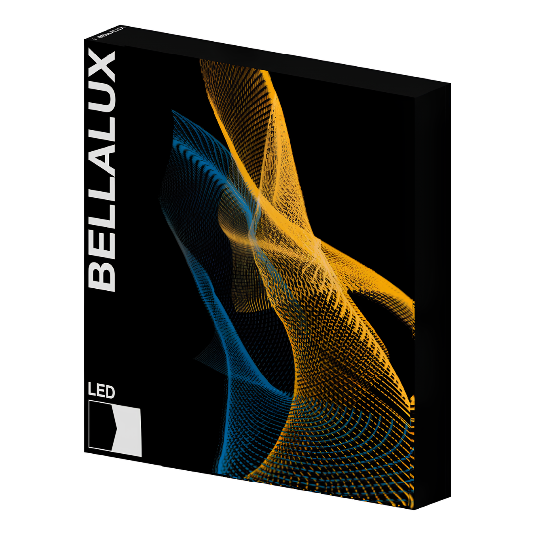Luminaria Led Quadrada Embutir Preta 18W 110° Ip20 Bivolt Bellalux
