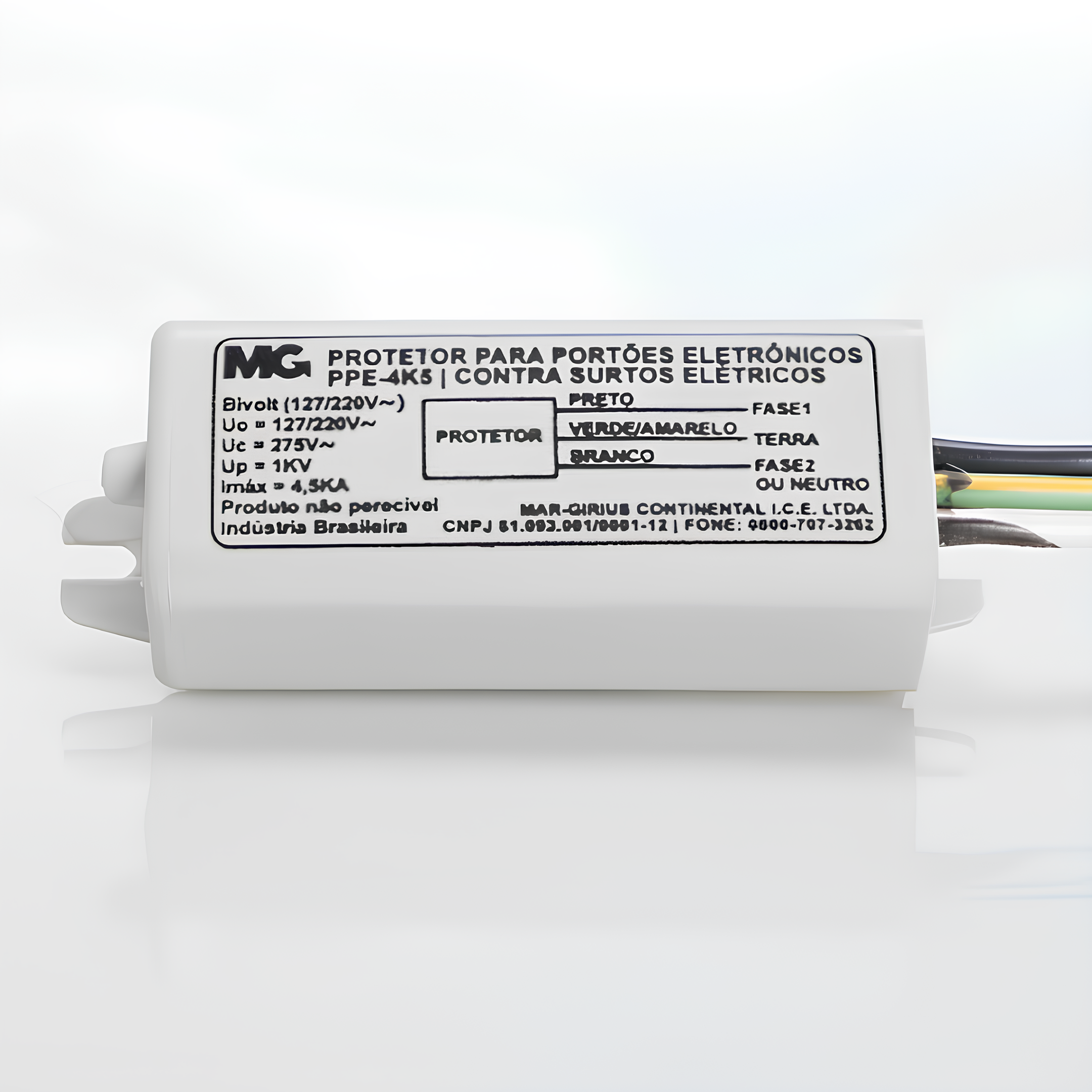 Protetor Para Portoes Eletronicos 4,5Ka Bivolt Margirius