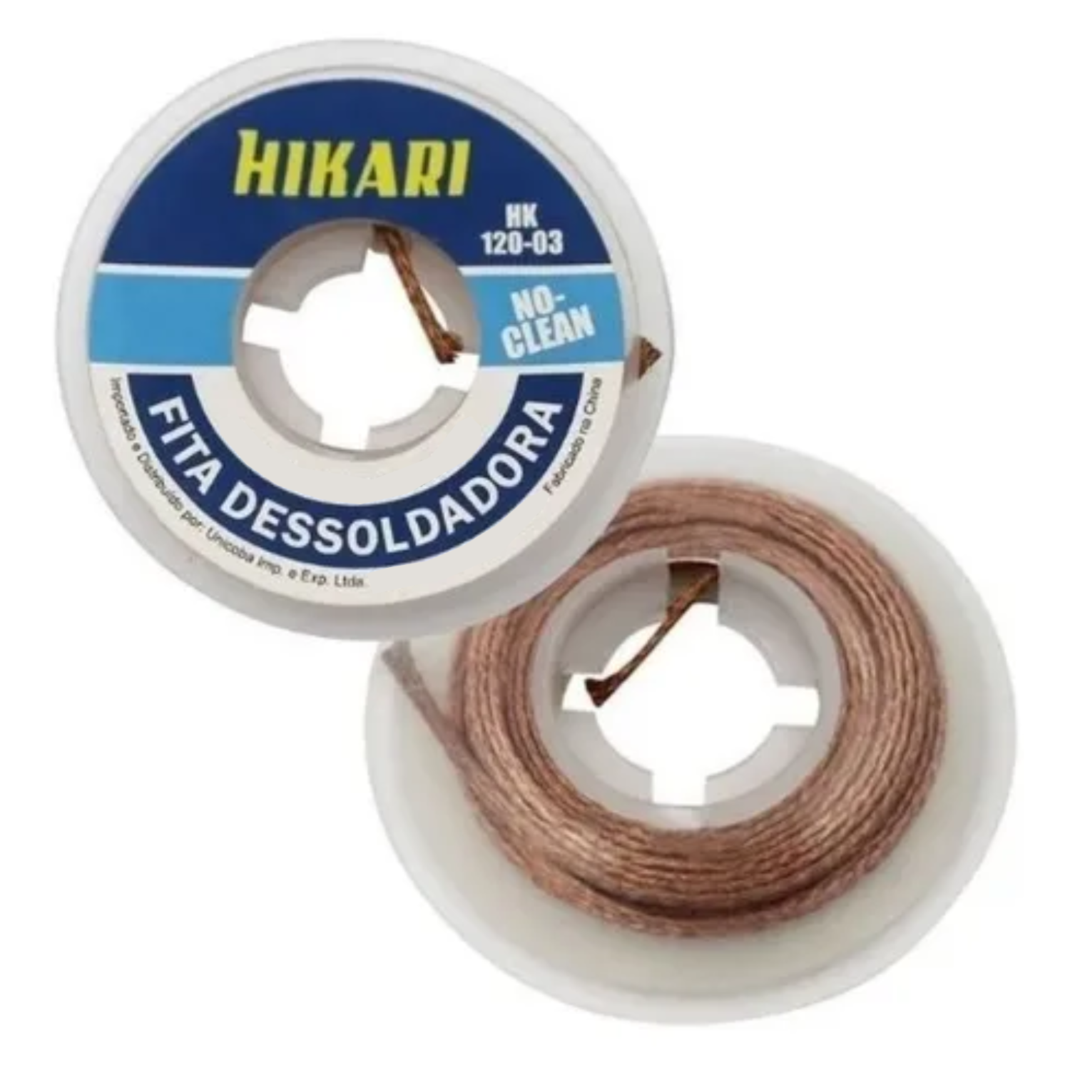 Fita Malha de Cobre Dessoldadora 1,5m x 2,0mm 21H003 Hikari