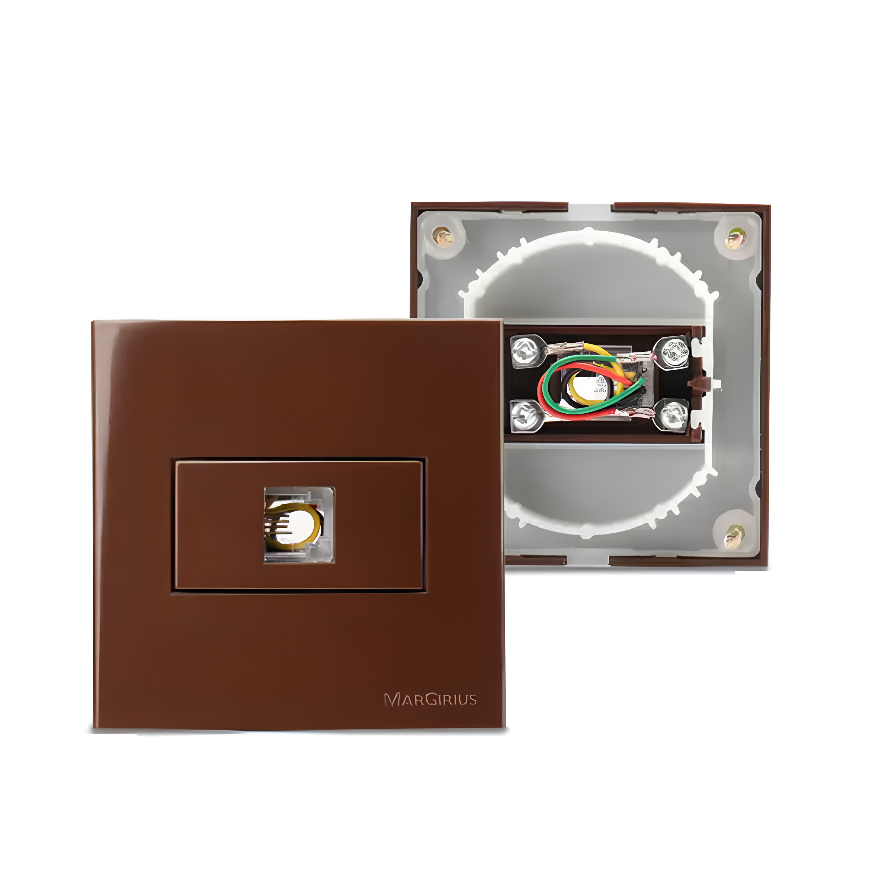Conjunto Tomada Telefone Rj11 4 Fios Sleek P/Movel Margirius