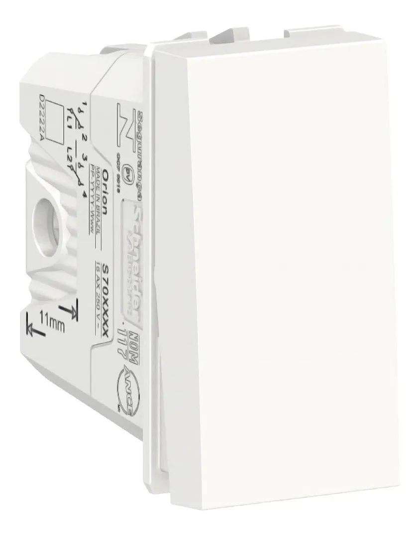 Modulo Interruptor Bipolar Paralelo 10A 250V Orion S70110404 Schneider