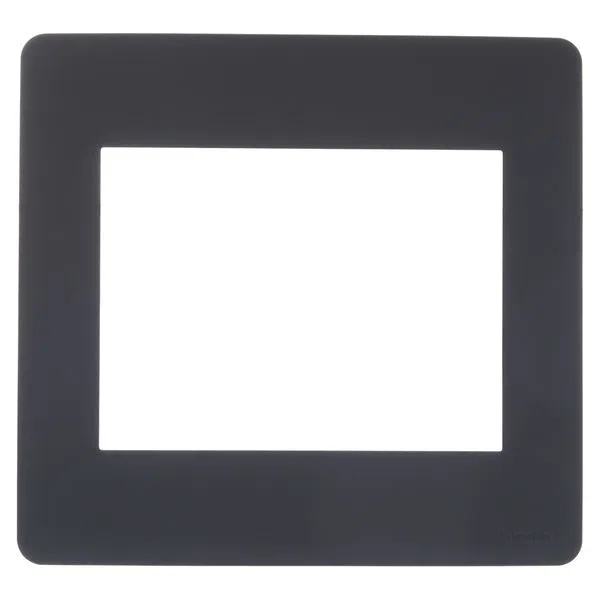 Placa 4X4 6P Stellar Black Orion S730203294 Schneider