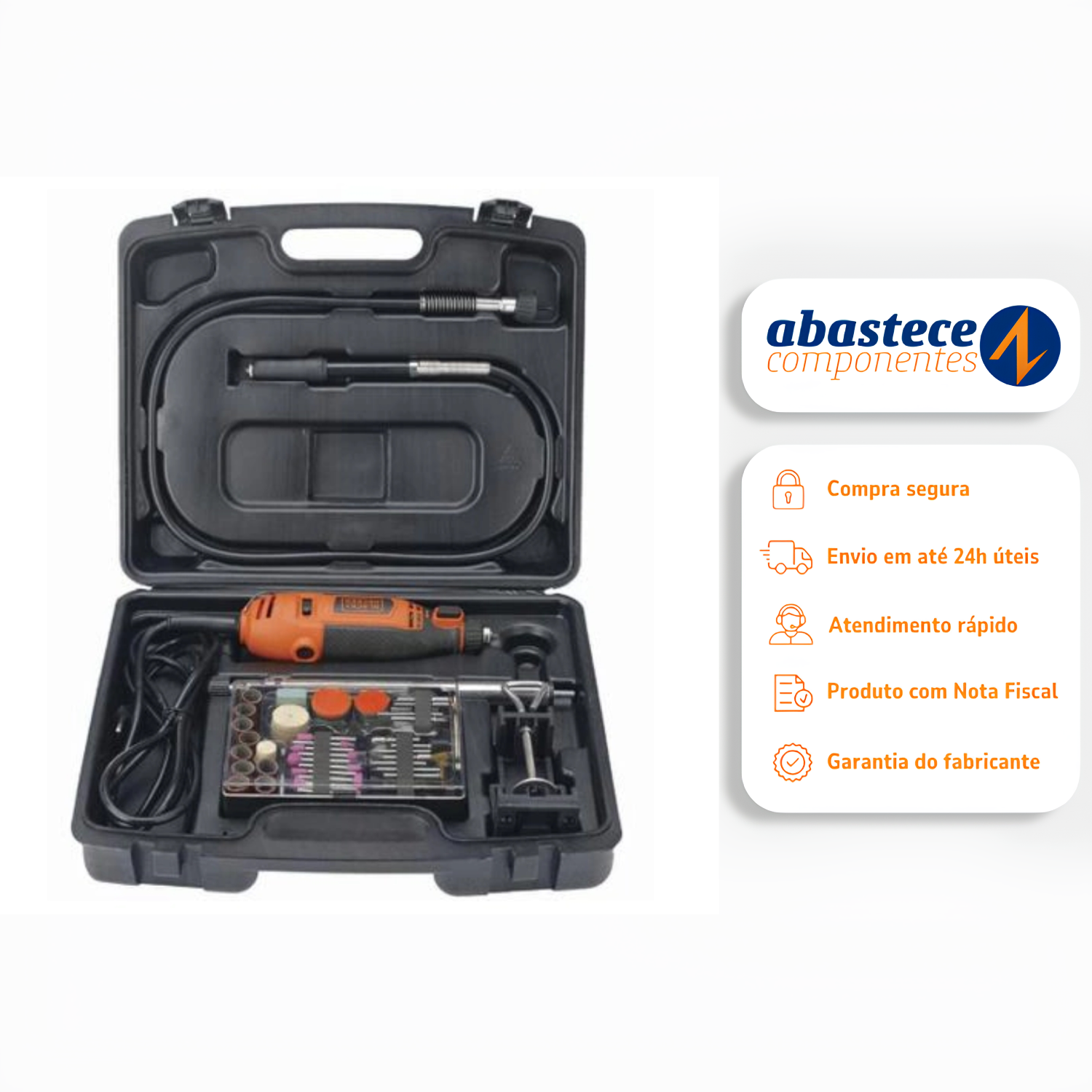 Micro Retifica Torque 180W 127V Rt18Ka-Br Black Decker