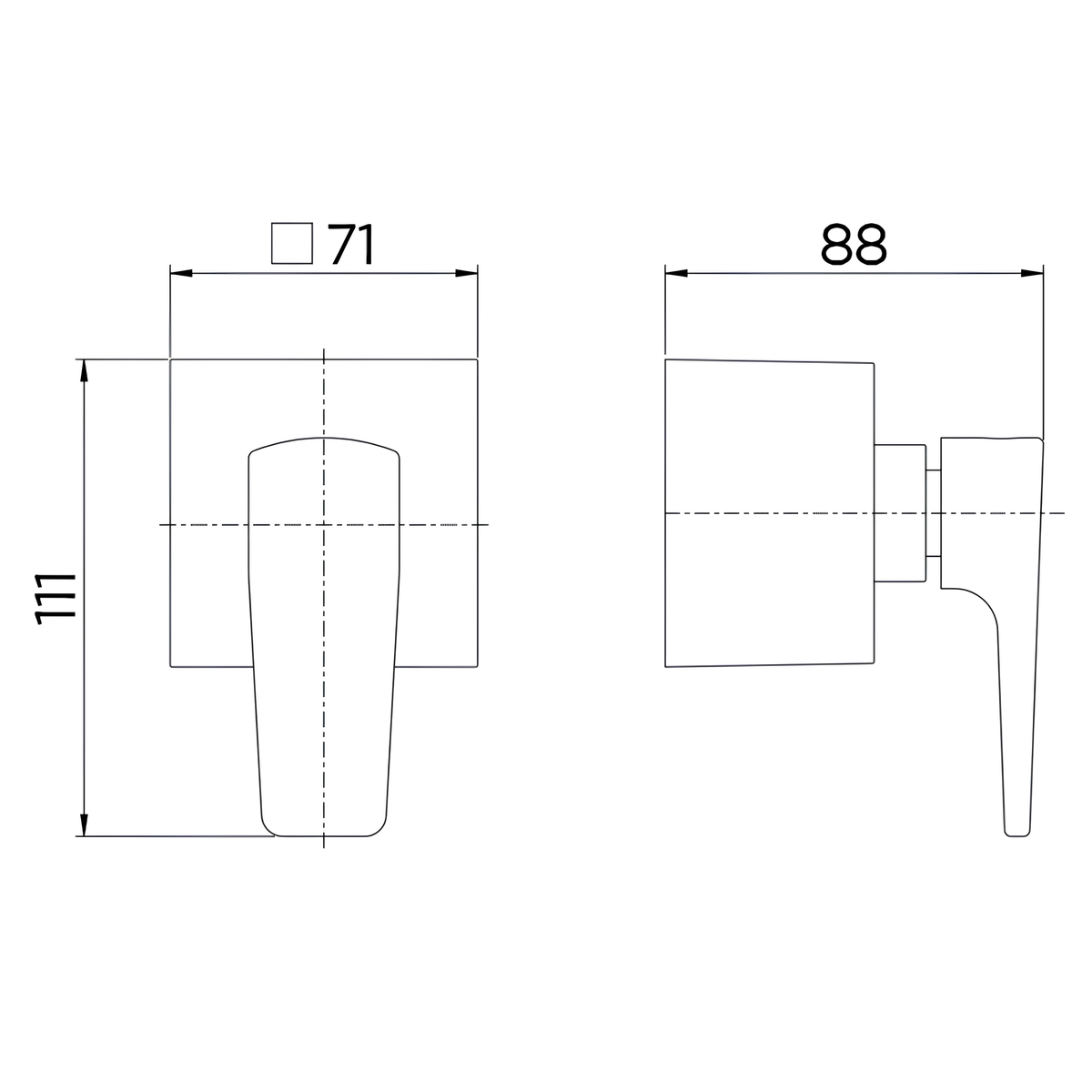 Acabamento para Registro Base Deca 1.1/4" e 1.1/2" Cromado Lift Docol