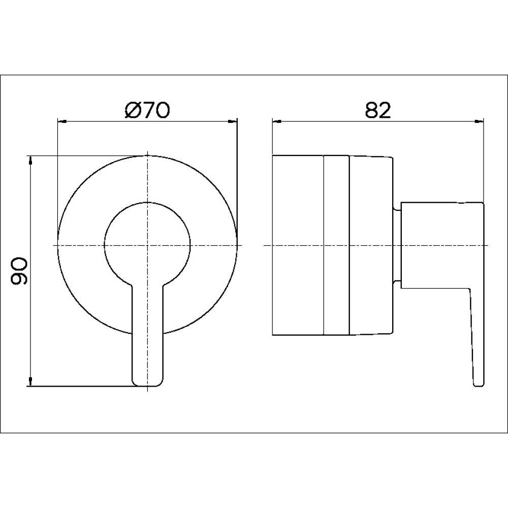 Acabamento para Registro Base Deca 1.1/4" e 1.1/2" Gali Docol Cromo