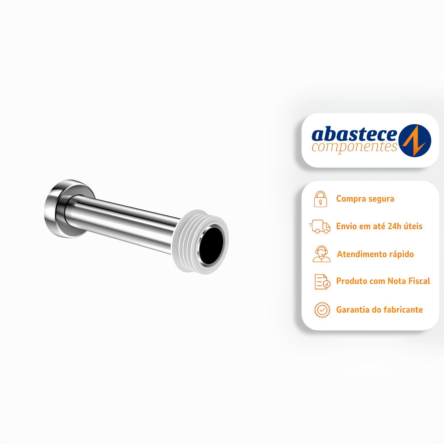 Tubo de Ligação para Bacia 25cm 00626306 Docol