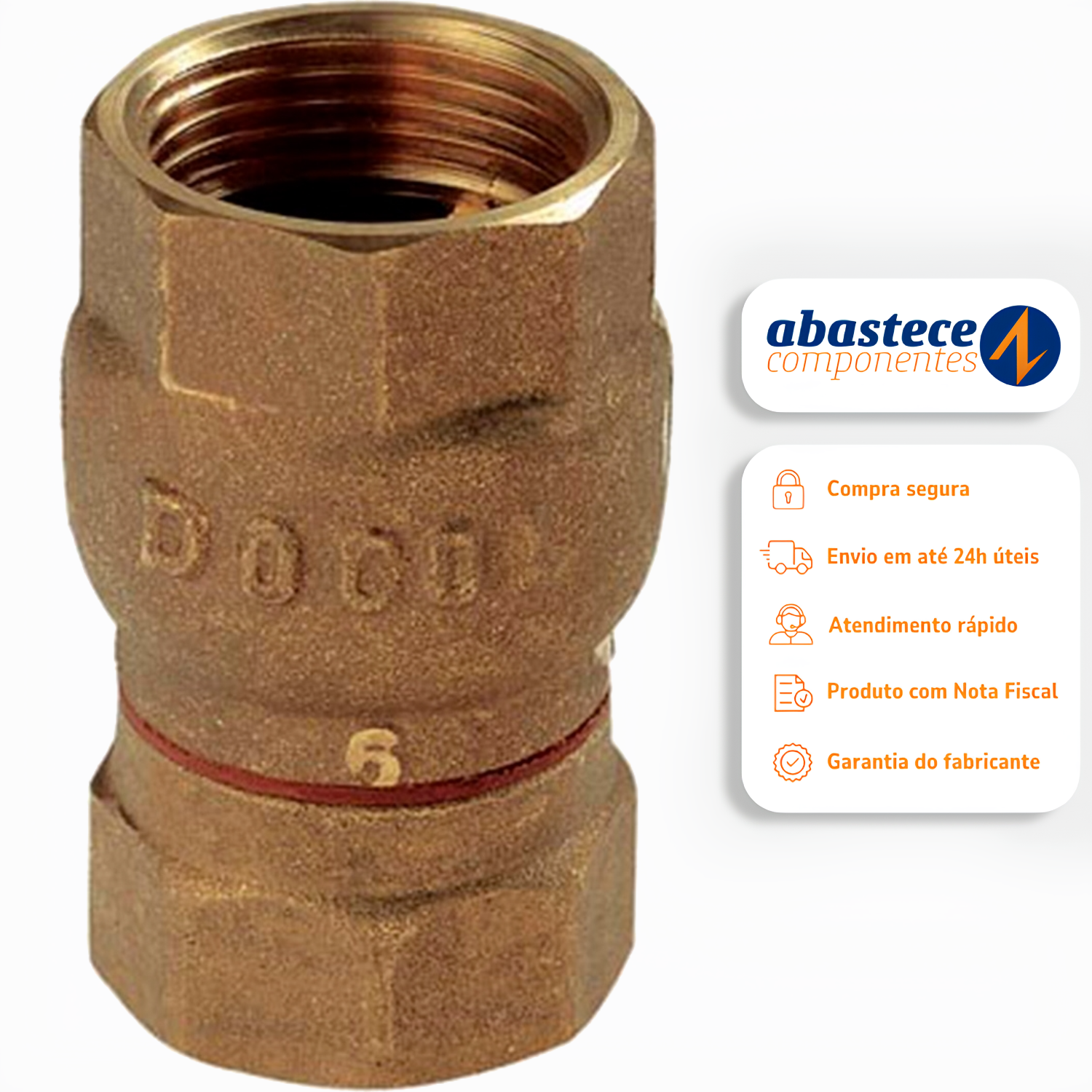 Válvula de Retenção Vertical 3/4" 30100600 Docol