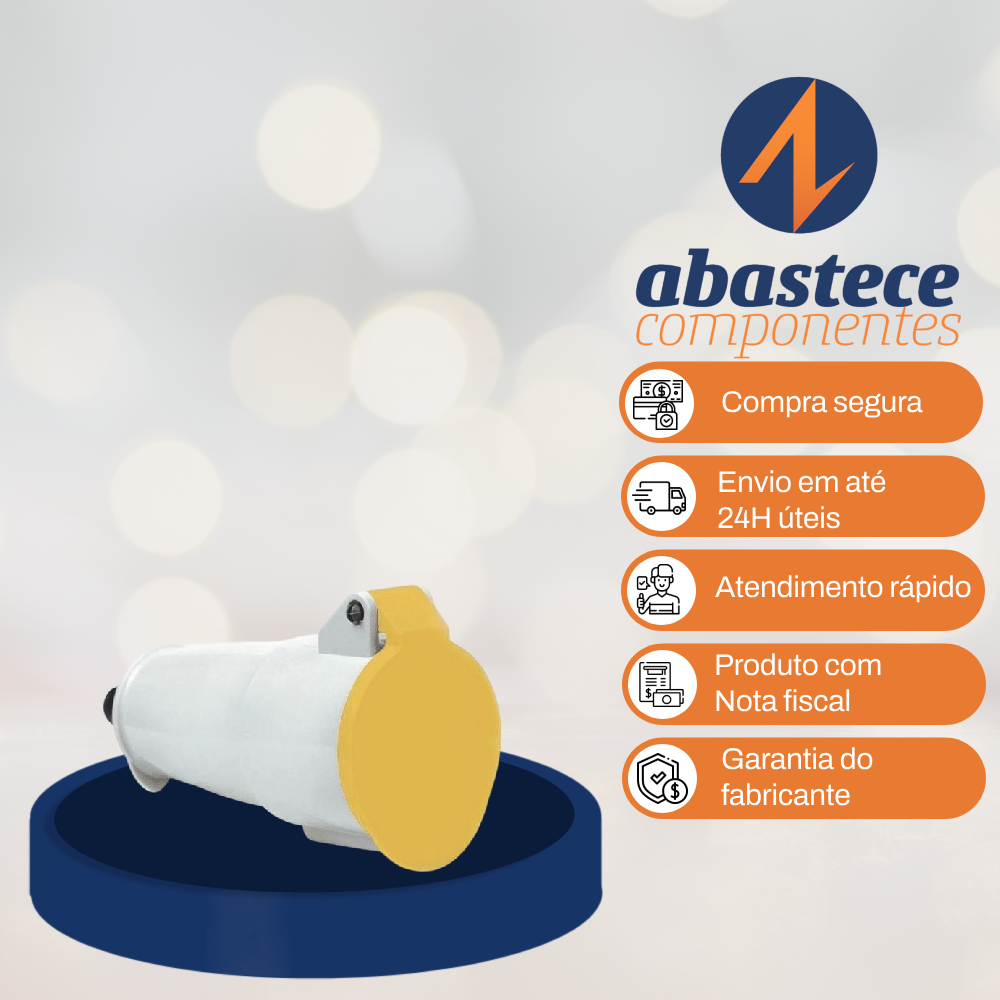 Tomada de Acoplamento 2P+T 32A 110/130V Am Ip44 N3254 Steck